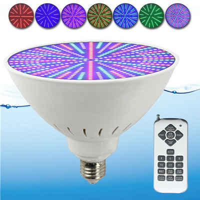 Insma Pool-Lampe, LED fest integriert, Farbwechsler, bunt, 45W RGB 252LED 12V Farbwechsler IP68 Wasserdicht