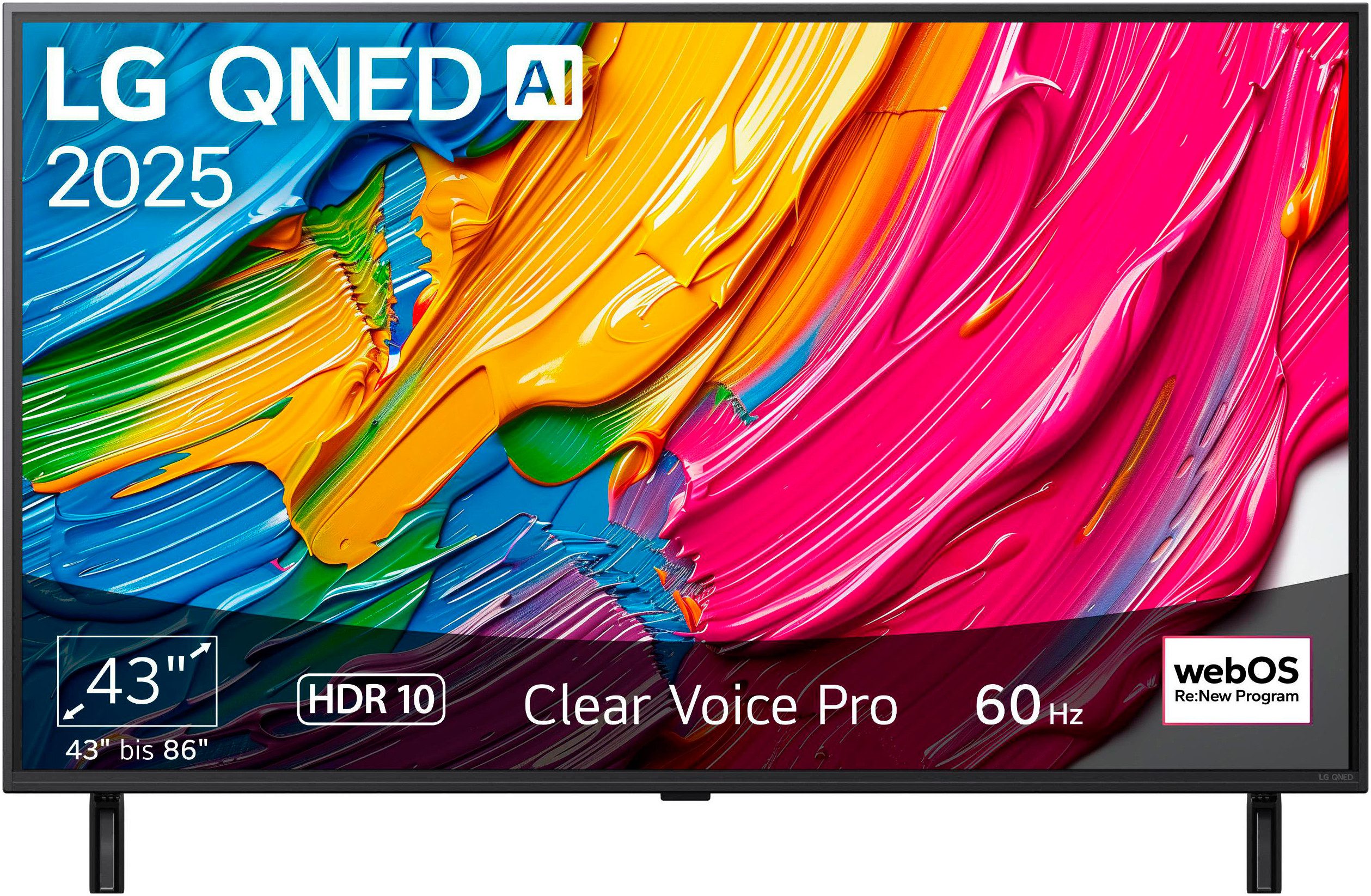 LG 43QNED80A6A QNED-Fernseher (108 cm/43 Zoll, 4K Ultra HD, Smart-TV)