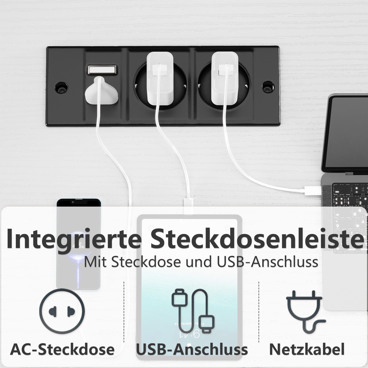 GUNJI Eckschreibtisch 160 * 115cm Schreibtisch günstig online kaufen