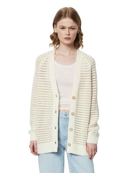 Marc O'Polo DENIM Cardigan mit Ajour-Muster