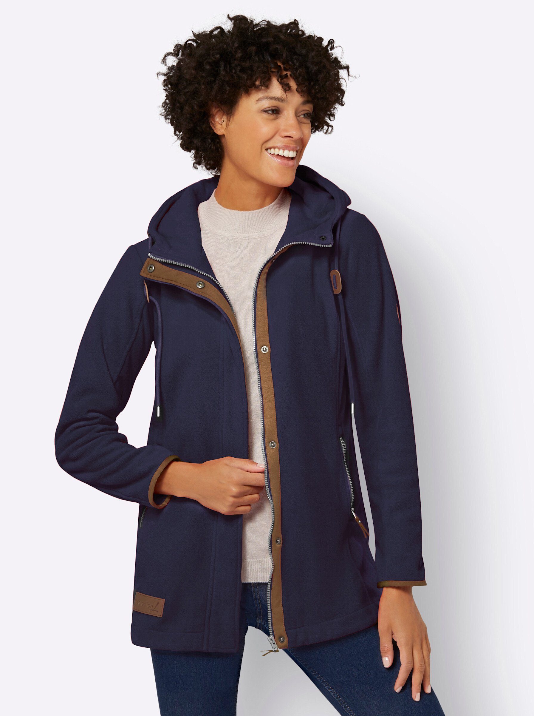 Casual Looks Fleecejacke günstig online kaufen