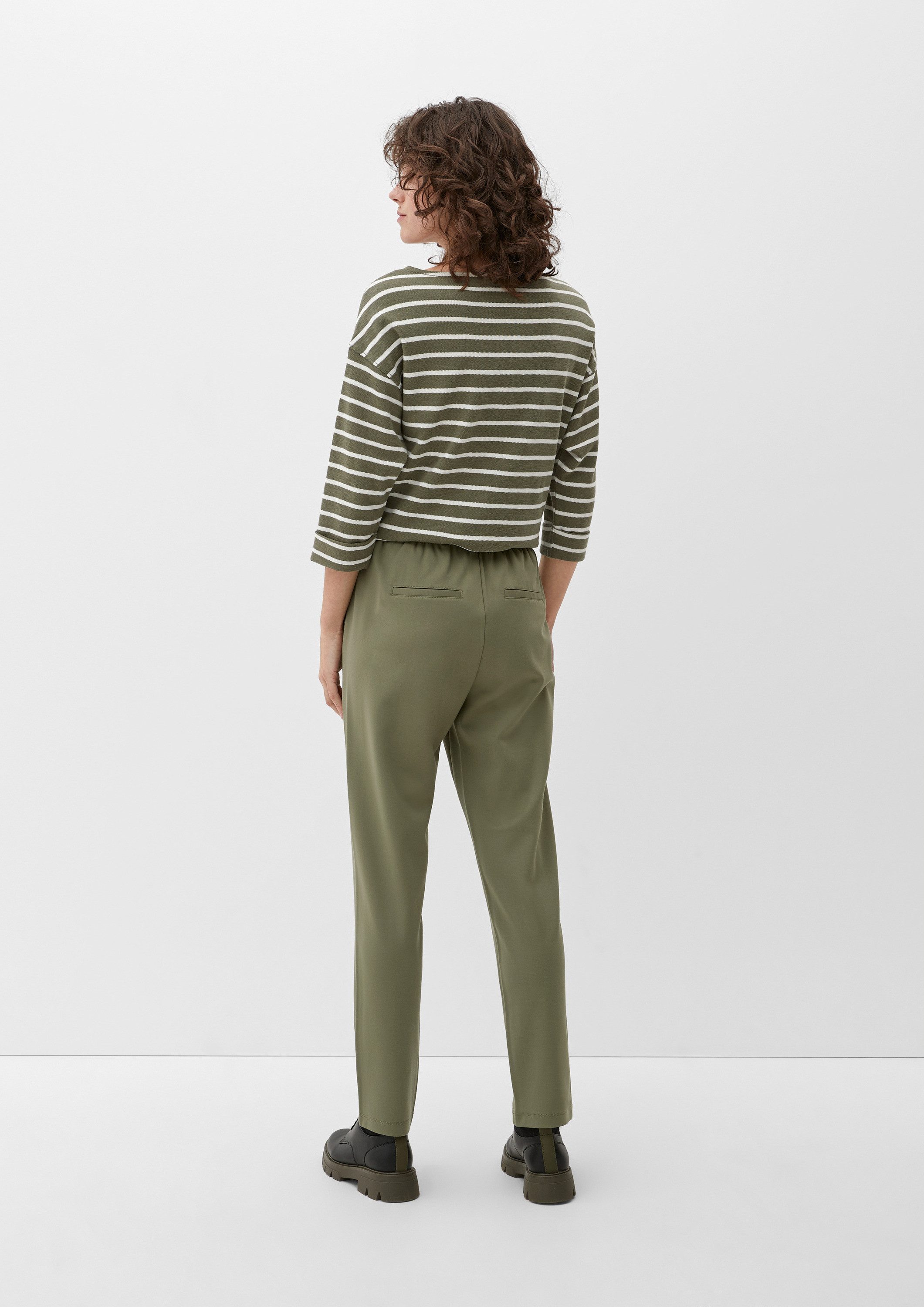 s.Oliver Chinos Hose Slim: Jogpants mit elastischem Bund