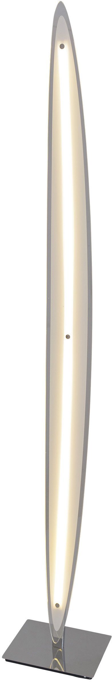 näve LED Stehlampe Surf, Dimmfunktion, 1850lm inkl. 29W Warmweiß, 3000K; integriert, LED Stehleuchte LED´s total "Surf",dimmbar, 144 fest