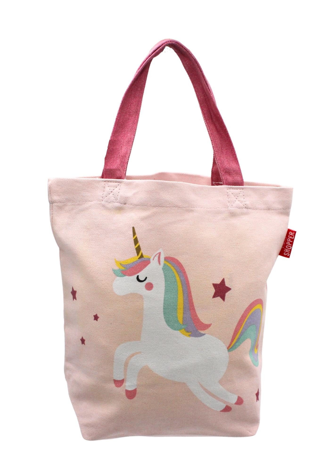 Dekohelden24 Tragetasche Kinder-Shopper / Kinderhandtasche / Kindertasche / Minishopper mit