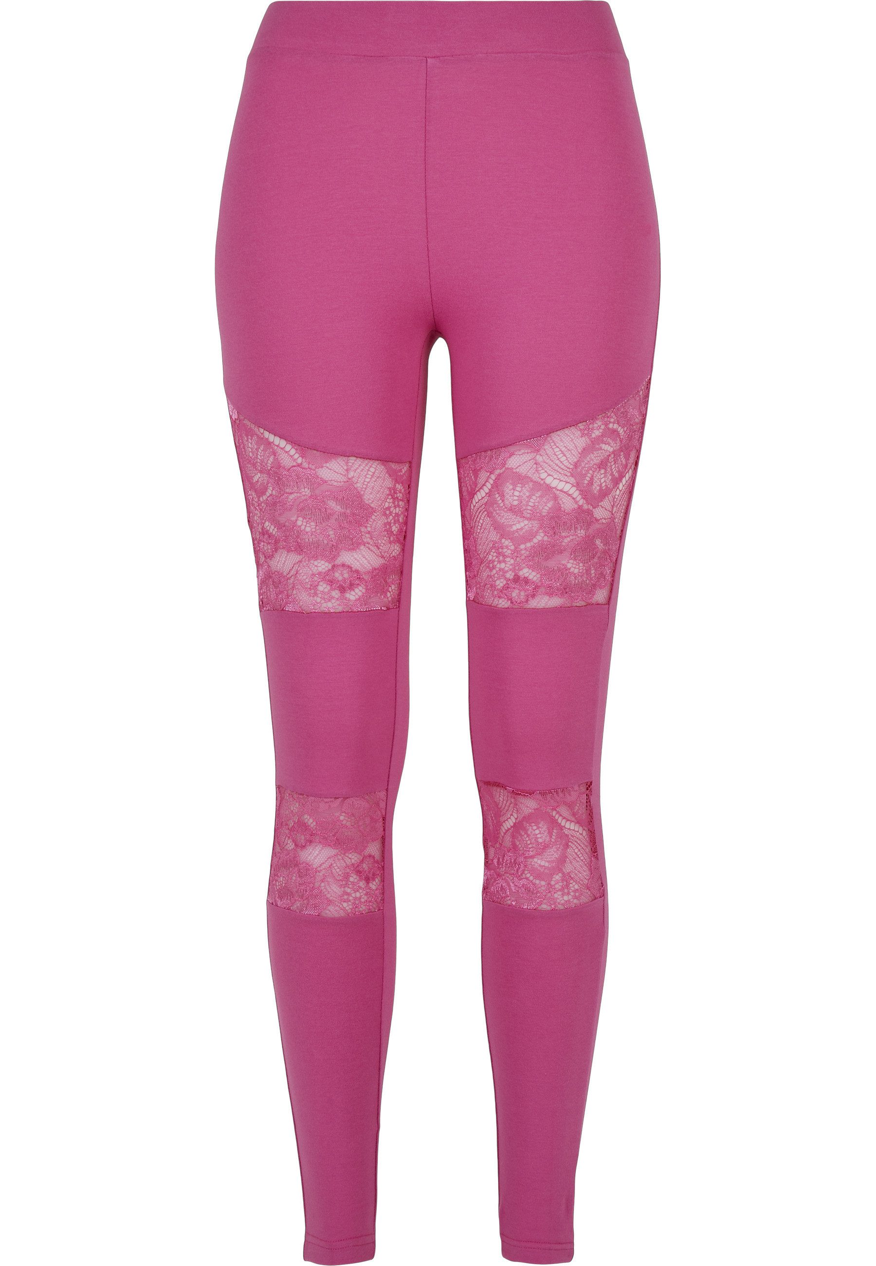 URBAN CLASSICS Leggings Urban Classics Damen Ladies Laces Inset Leggings (1-tlg)