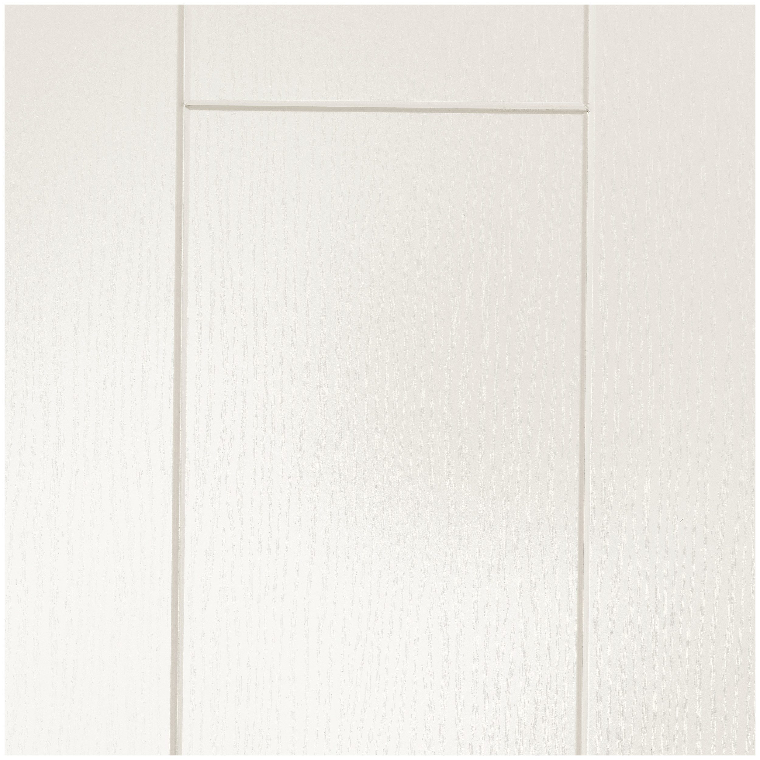 PARADOR Dekorpaneele Novara Esche weiß glänzend geplankt, BxL: 20,00x257,00 cm, 0,51 qm, (Garantie privat 15 Jahre, 6-tlg., Lichtecht) 0 cm-Fuge mit exklusiver Optik