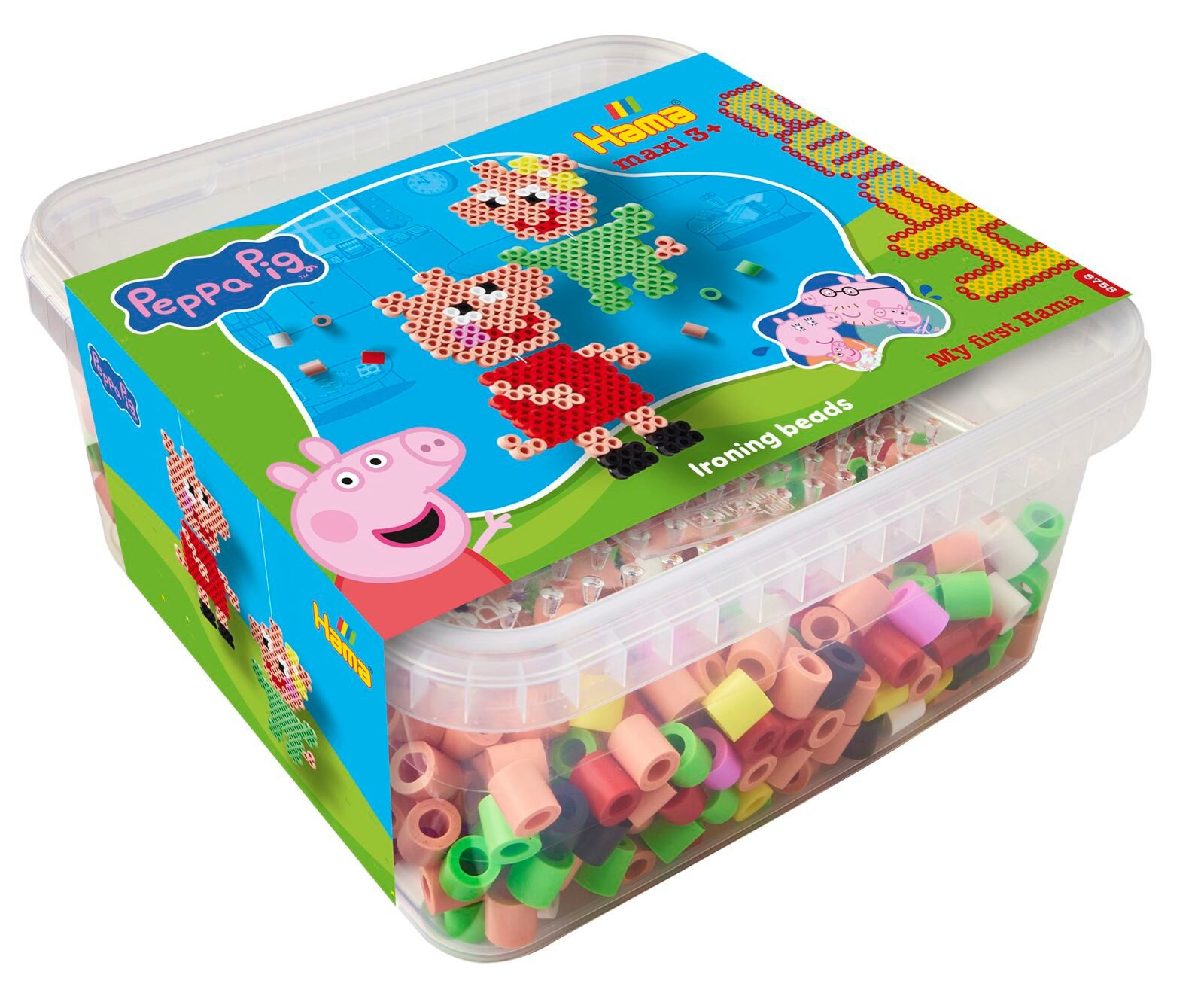 Hama Bügelperlen Hama Box Peppa Wutz 2 Maxi-Bügelperlen
