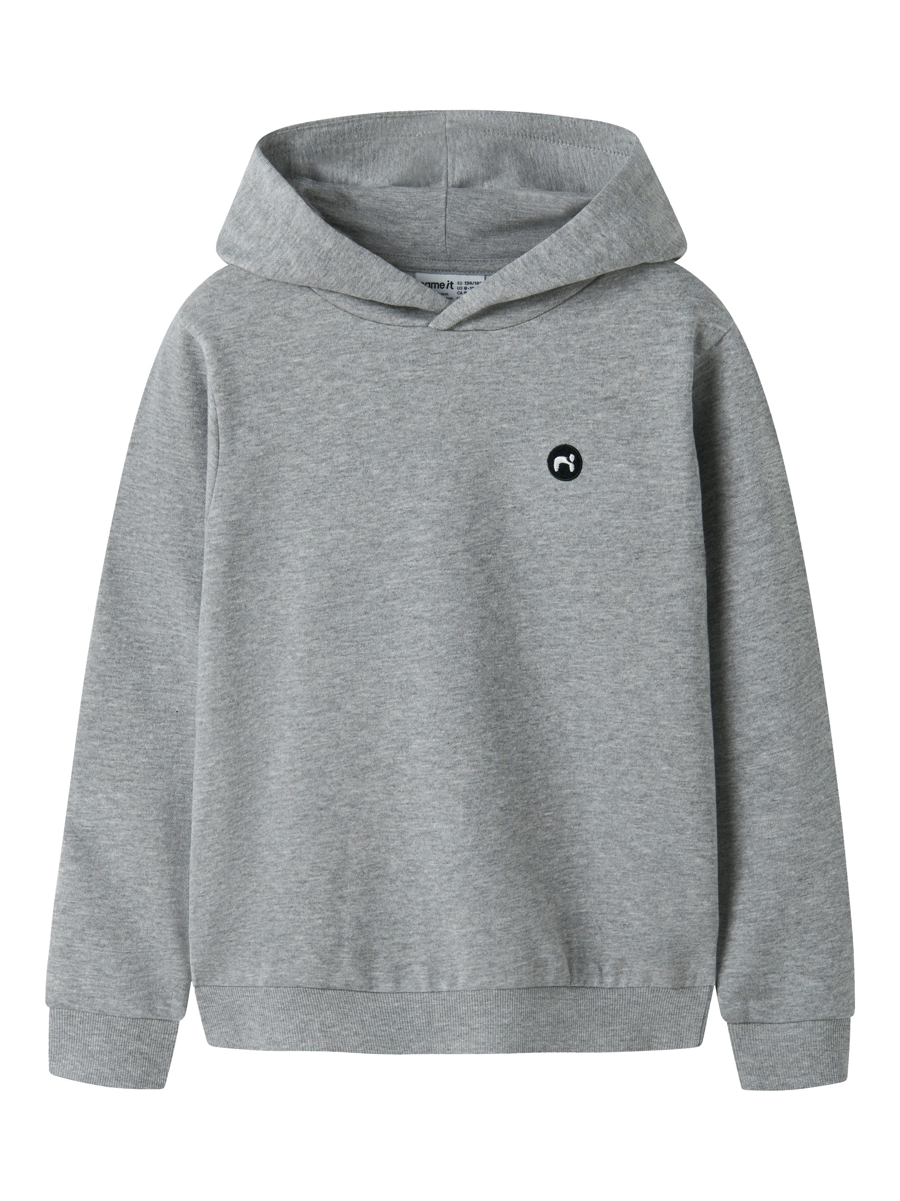 Name It Kapuzensweatshirt NKMVIMO LS SWEAT W HOOD BRU NOOS Baumwollmischung, regular fit
