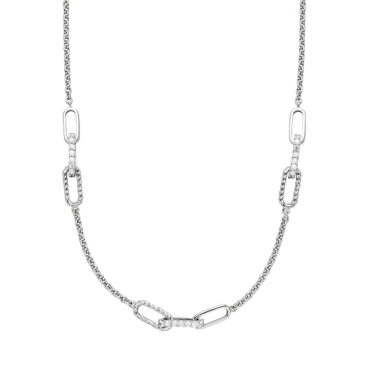 trendor Collier 15139, für Damen Silber