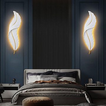 DOPWii LED Wandleuchte LED Feder Wandleuchte, Heimbeleuchtung, modisches Design, Dekorative Leuchten für Küche, Schlafzimmer und Wohnzimmer