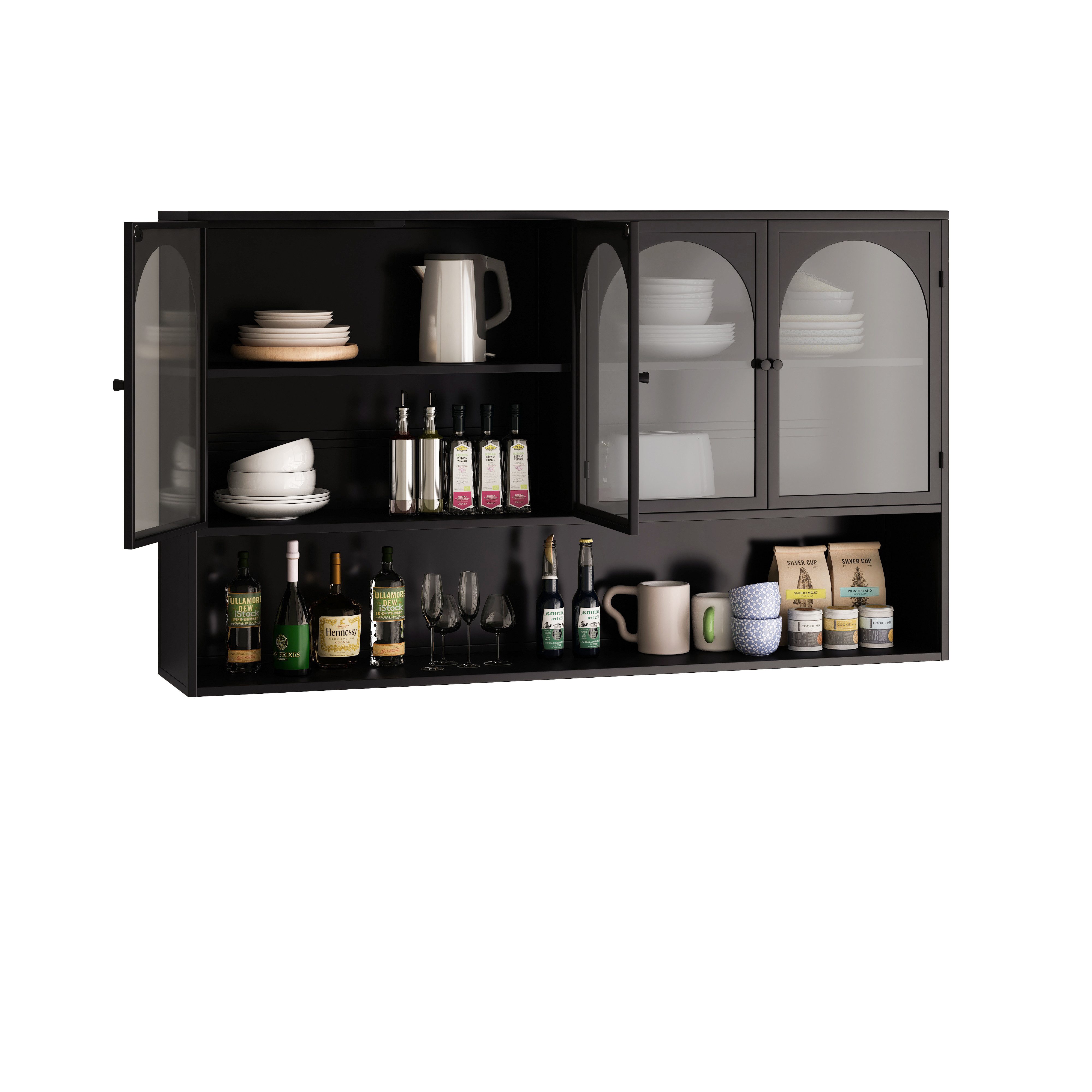 HAUSS SPOLE Hängeschrank 120cm Wandschrank Badezimmerschrank günstig online kaufen