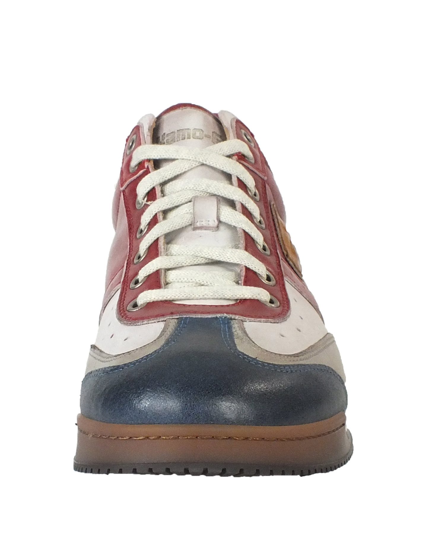 Kamo-Gutsu Herren Leder Sneaker Sneaker Wechselfussbett