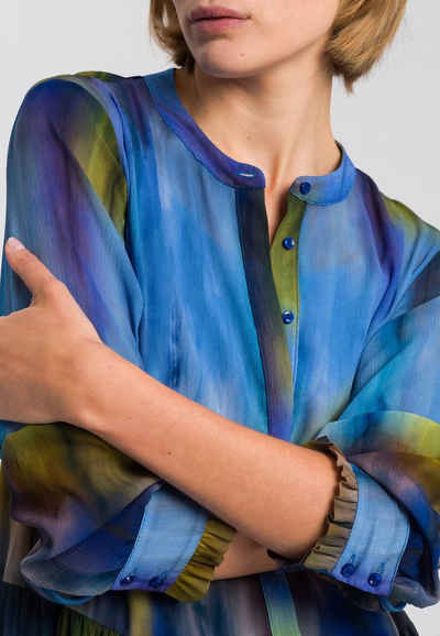 MARC AUREL Blusenkleid mit Batik-Muster
