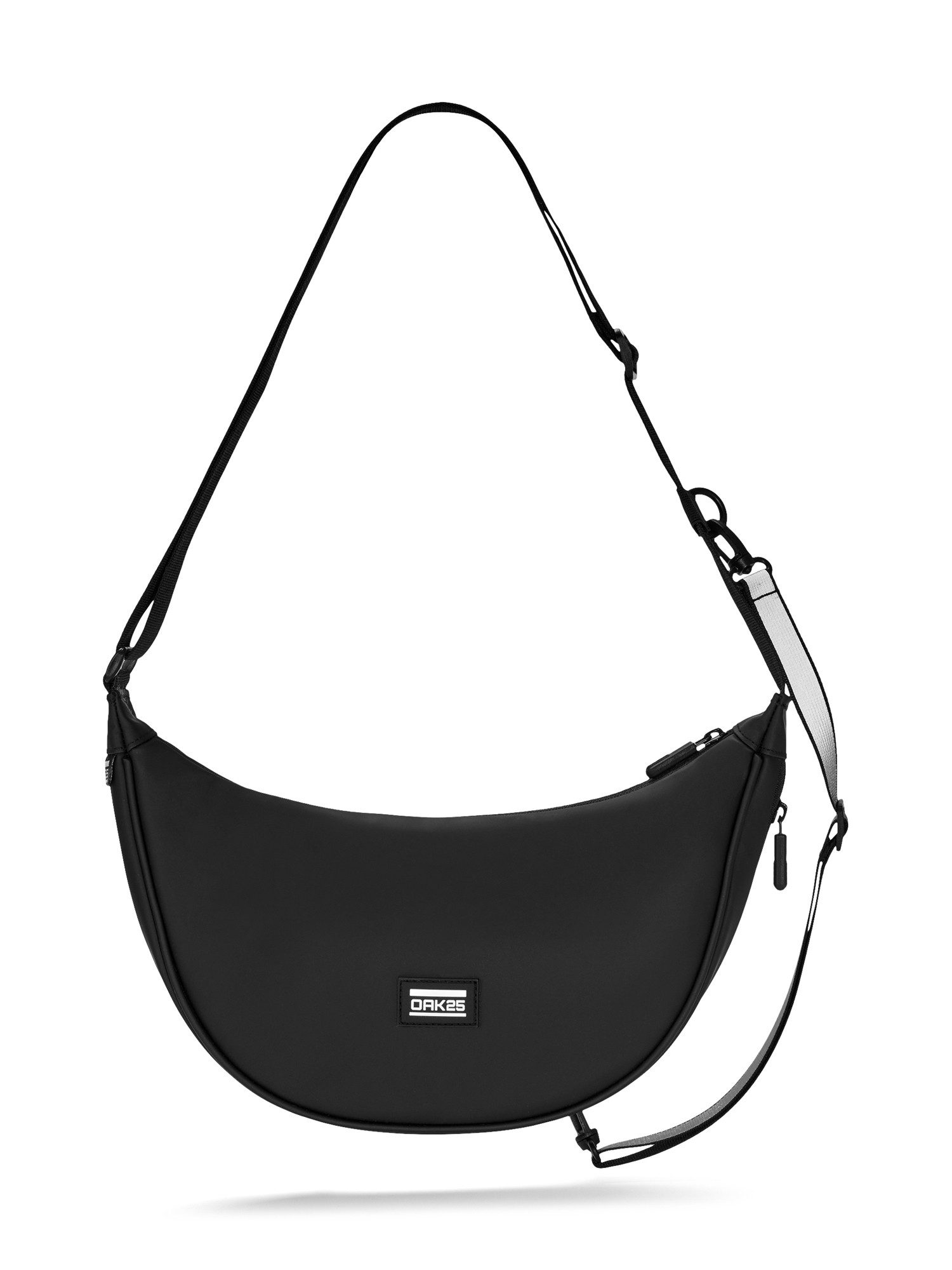 OAK25 Umhängetasche Every Day Moon Bag reflektierend & wasserabweisend, Halbmondtasche mit reflektierendem Boden & Bike-Strap