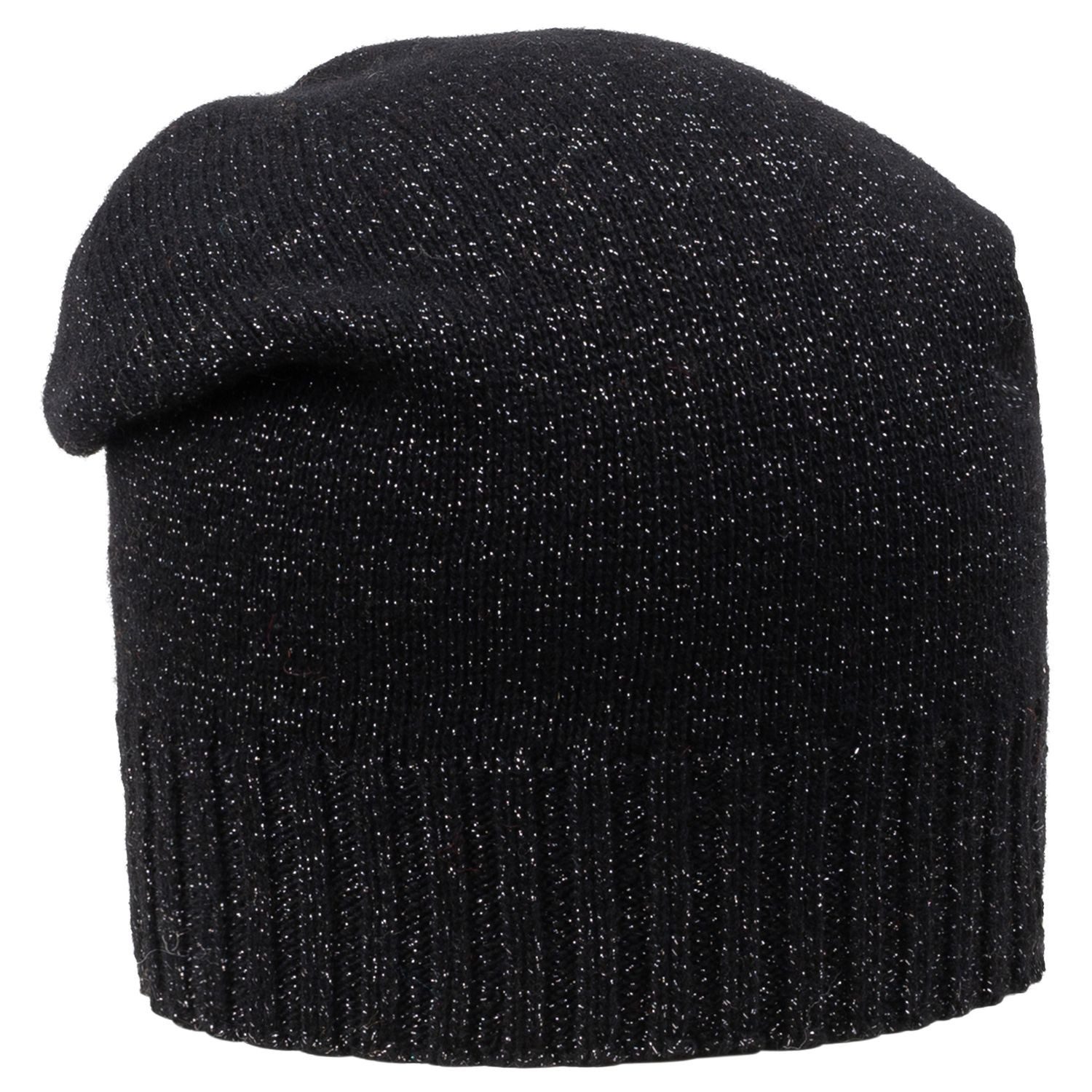 Giesswein Strickmütze Made in Austria/Glitzer Beanie high Materialmix