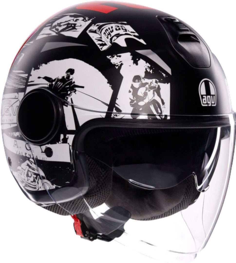 AGV Motorradhelm Eteres History Jethelm