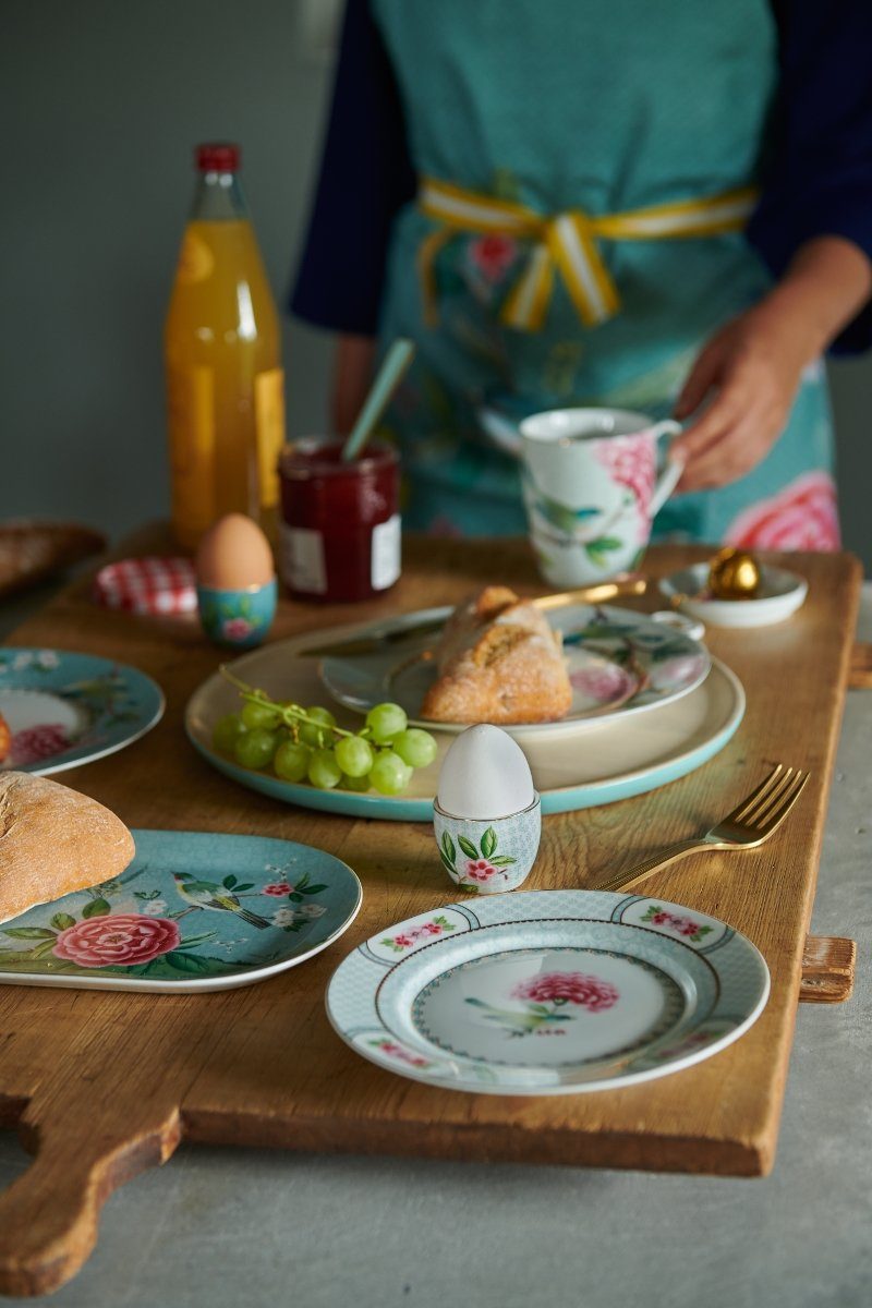 PiP Studio Frühstücksteller Blushing Birds Frühstücksteller white 21 cm, Plate Blushing Birds White 21cm