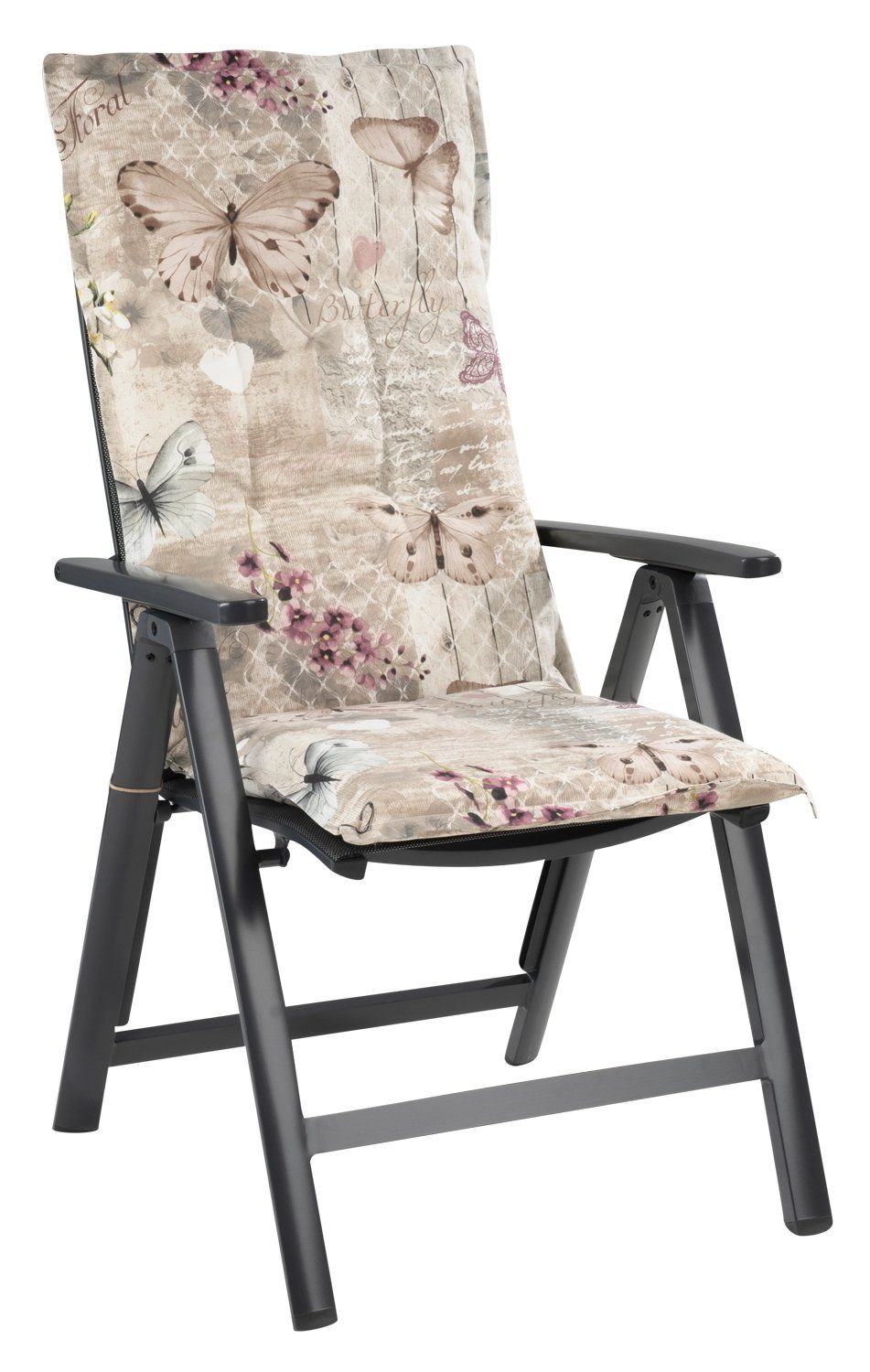 GO-DE Hochlehnerauflage Gartenstuhlauflage für Hochlehnerstühle, (1 St), Ga günstig online kaufen