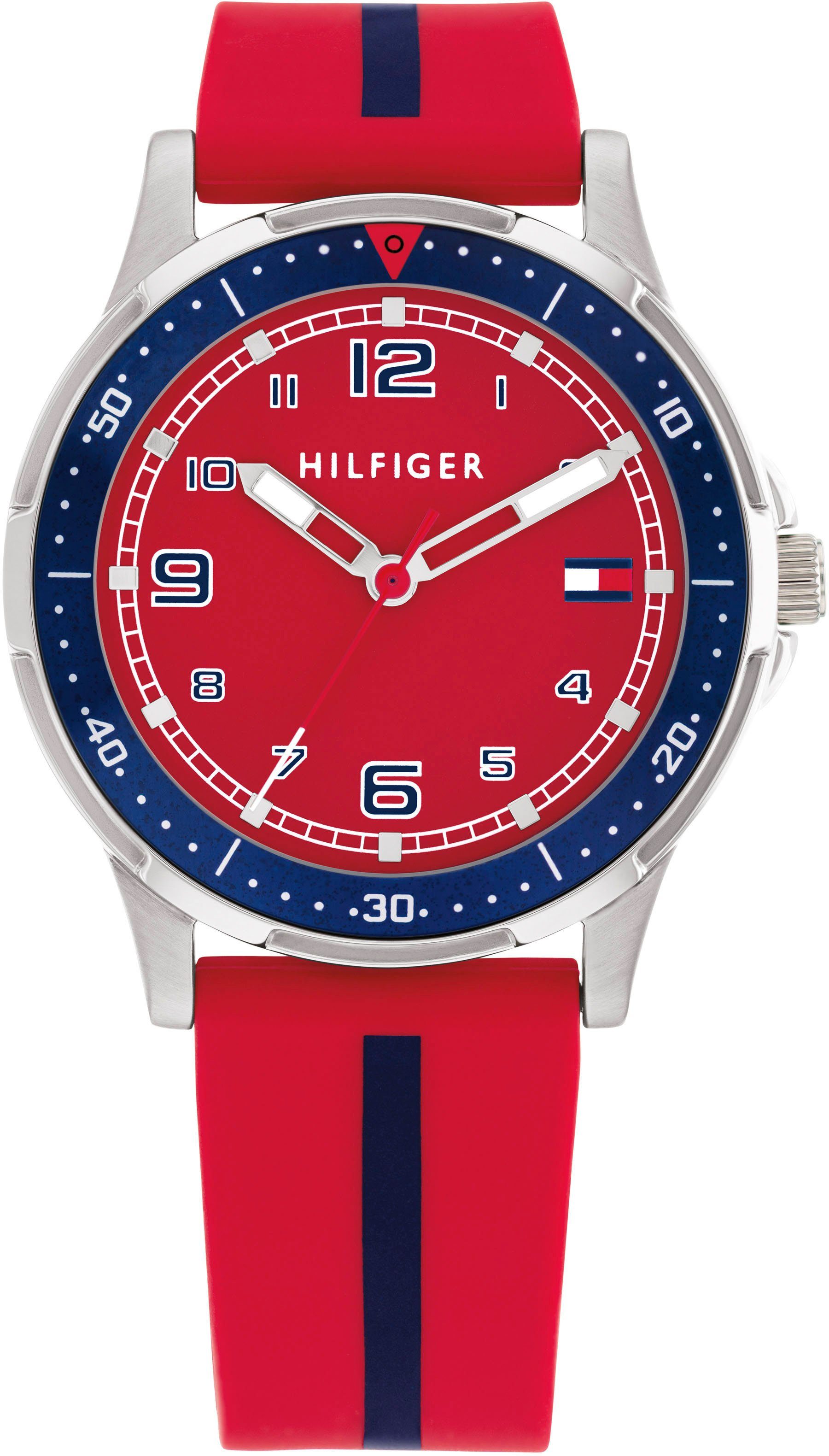 Tommy Hilfiger Quarzuhr SPORT, 1720035, Kinderuhr, Armbanduhr, Lernuhr, Jungen, Schulanfang, Geschenkidee