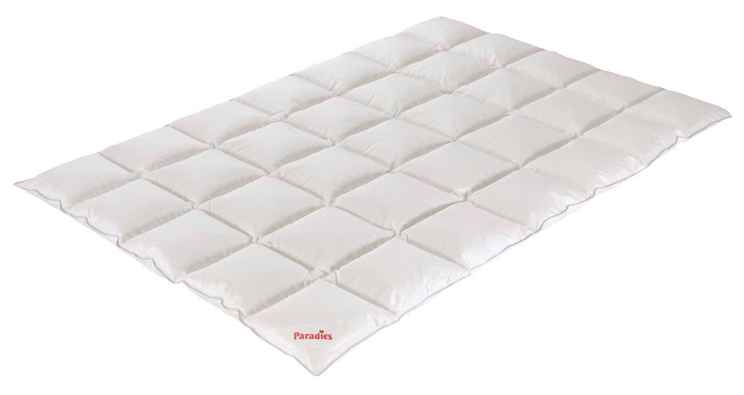 Baumwollbettdecke, SINFONIE BIO MEDIUM WARM, 135 x 200 cm, Paradies, Füllung: Textilfaser, Bezug: Baumwolle, temperatur- und feuchtigkeitsregulierend, Füllmenge 1010 g