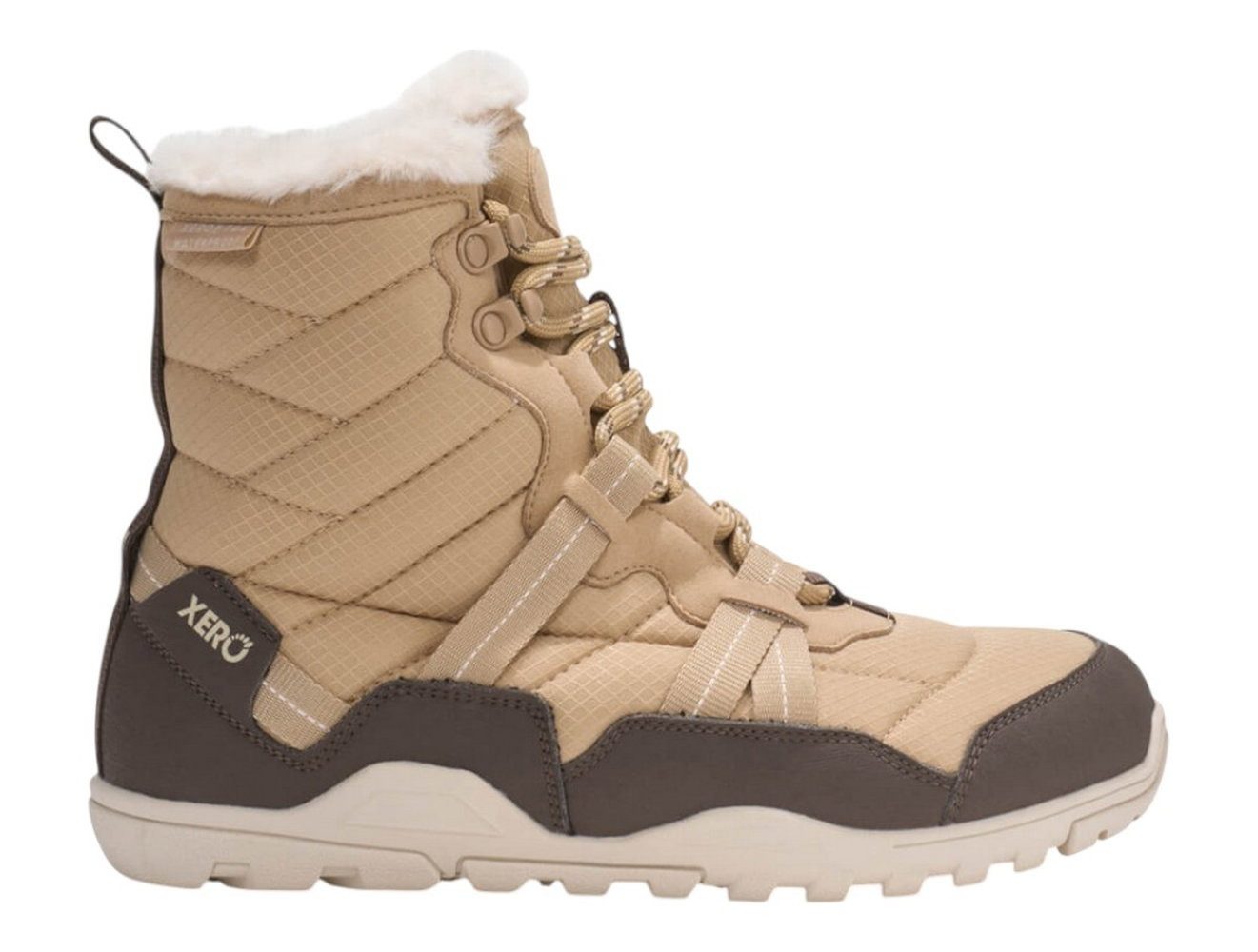 Xero Shoes Alpine Snow Boot (warm, wasserdicht, gefüttert) beige/cream Damen Winterstiefel