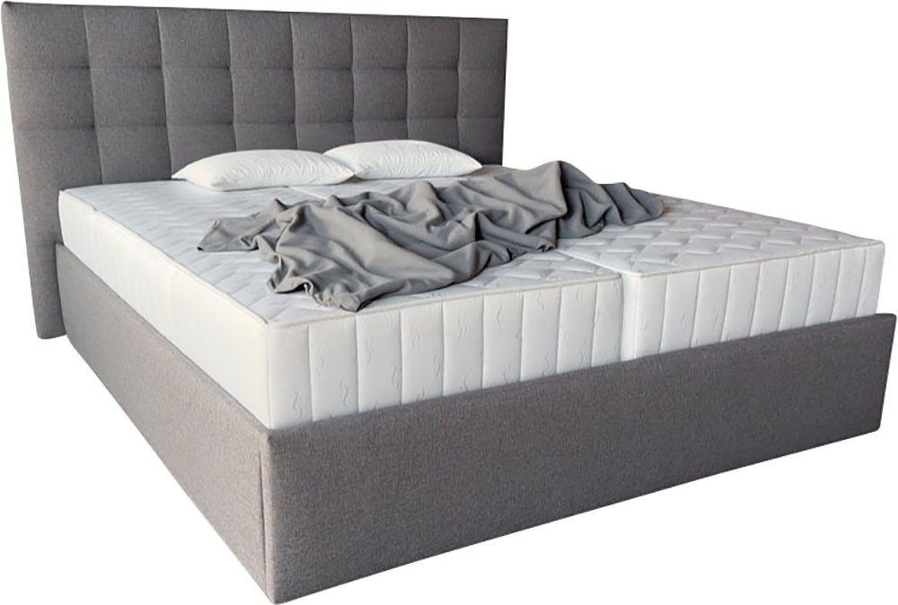 COLLECTION AB Polsterbett CLASSIC mit stabilem Rahmen und schönem Bezug (180 cm x 200 cm), Wahlweise mit Lattenrost und 4 Farben zur Auswahl – Bild 2 von 5