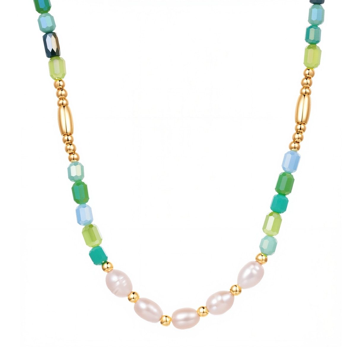 Yokoamii Perlenkette gelbgold