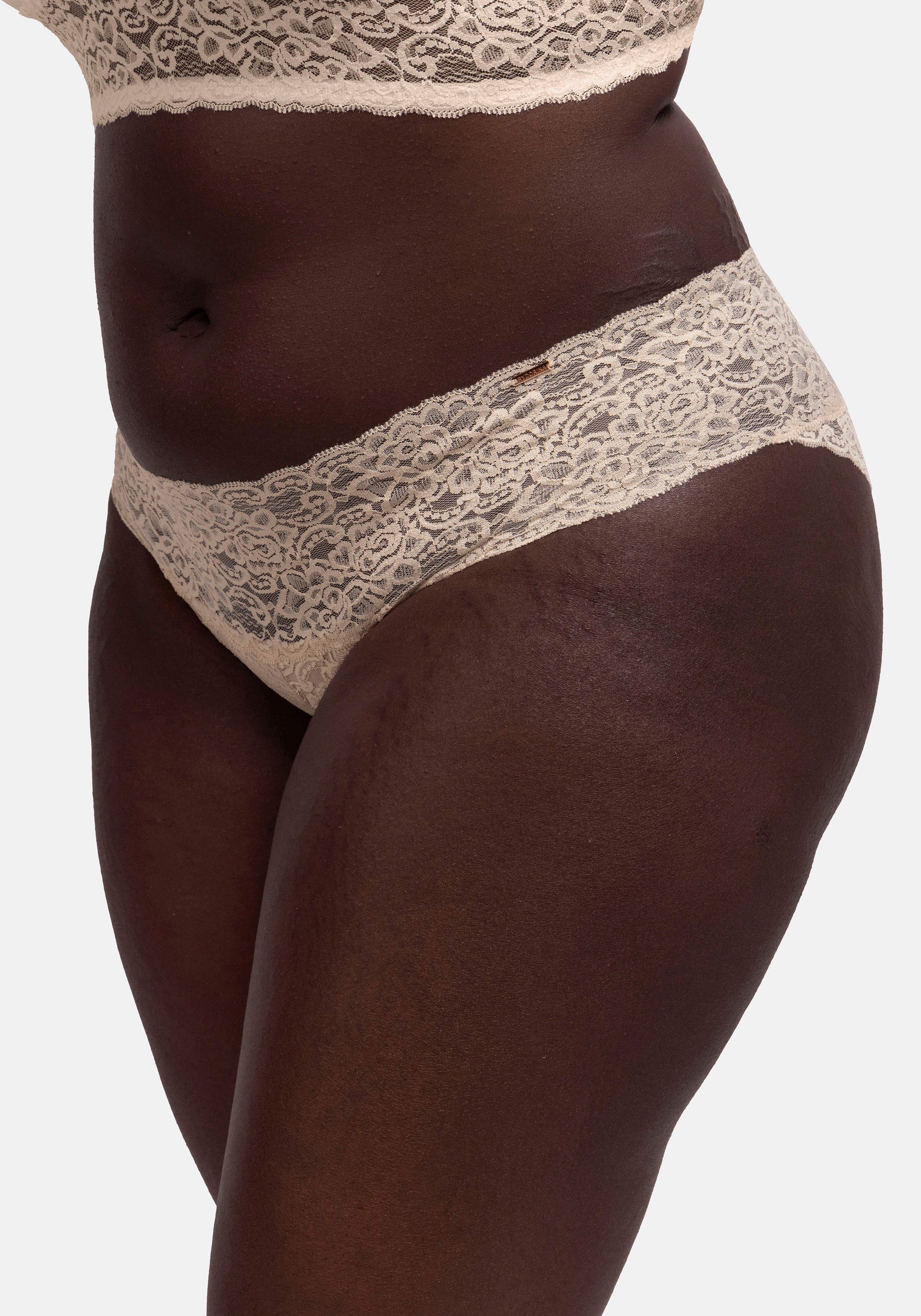 Dorina Slip Lana (3er Pack) florale Spitze, Multipack