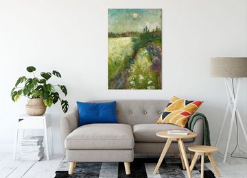 Pixxprint Leinwandbild Edvard Munch - Blumige Weide in Veierland, Edvard Munch - Blumige Weide in Veierland (1 St), Leinwandbild fertig bespannt, inkl. Zackenaufhänger