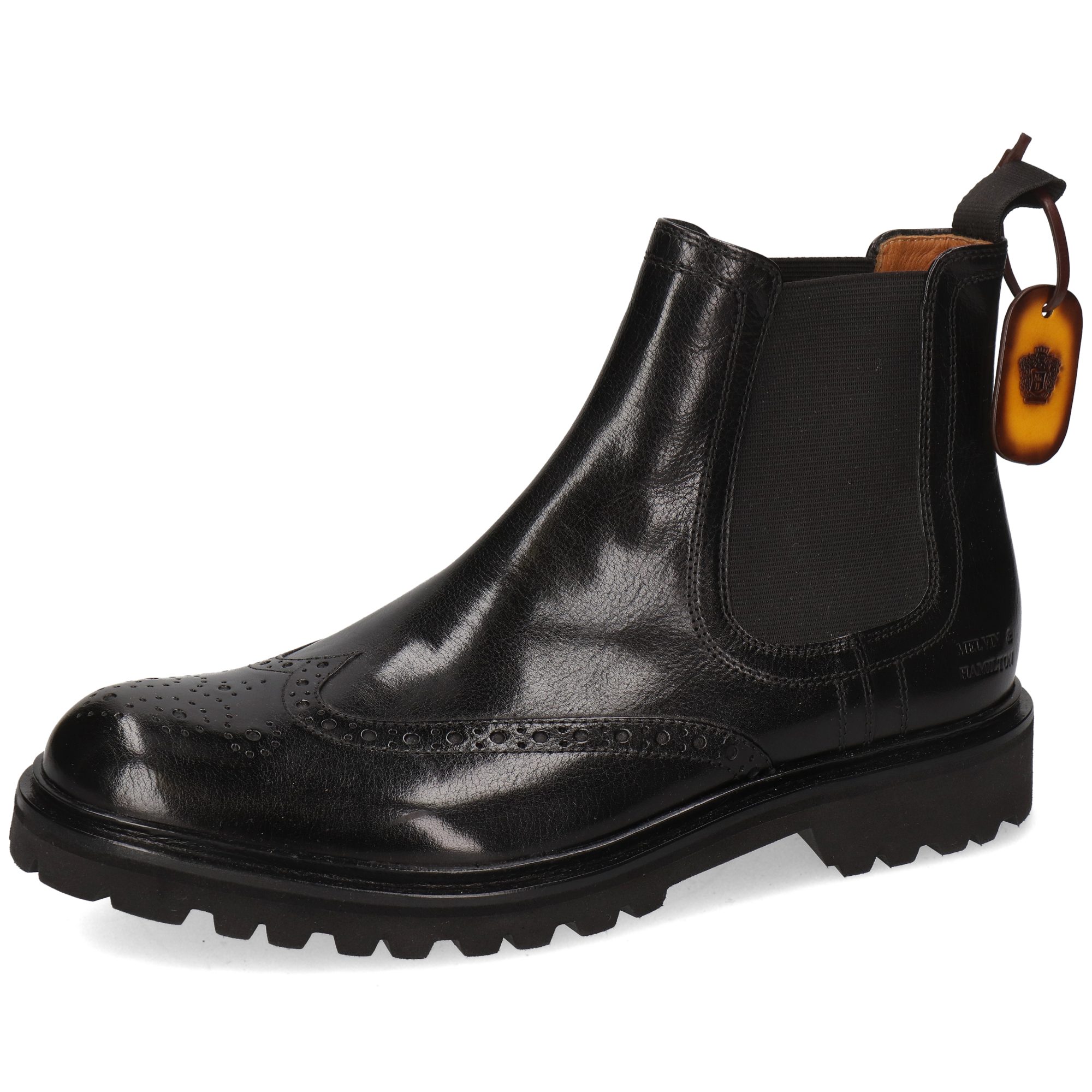 Pierce 15 Leder-Chelsea Boots für Herren Stiefelette