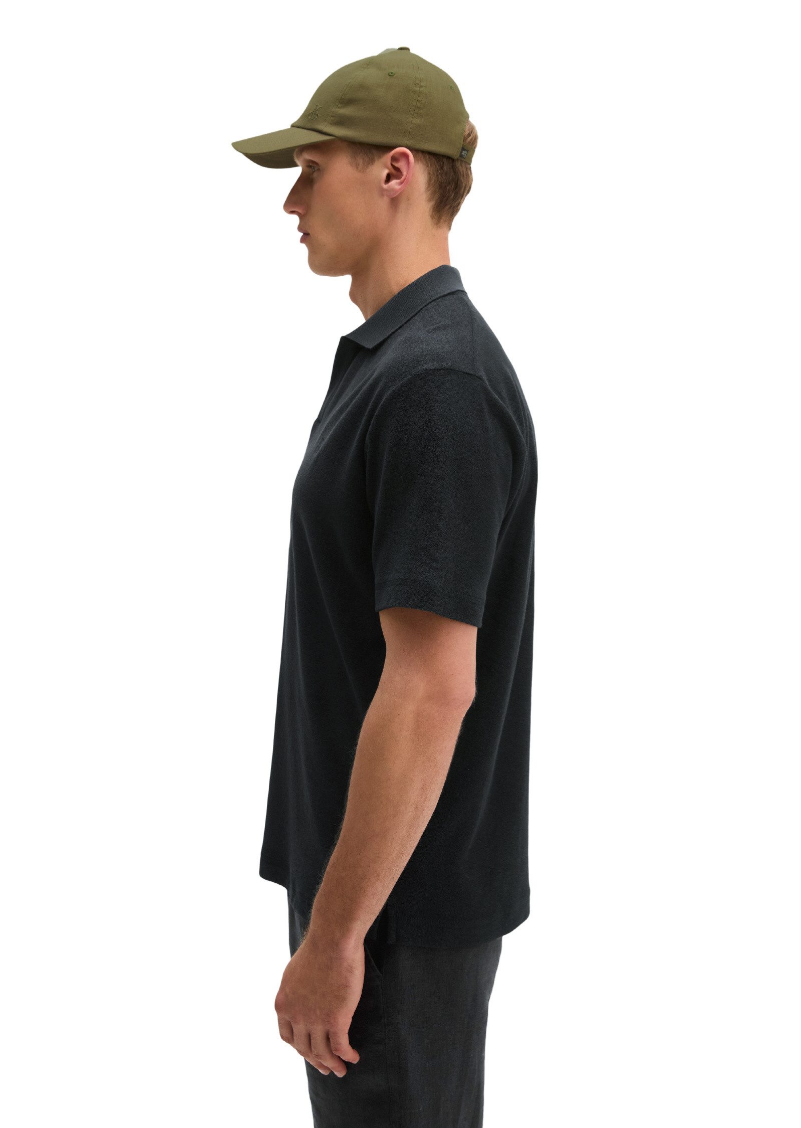 Marc O'Polo Poloshirt aus weichem Jersey-Frottee