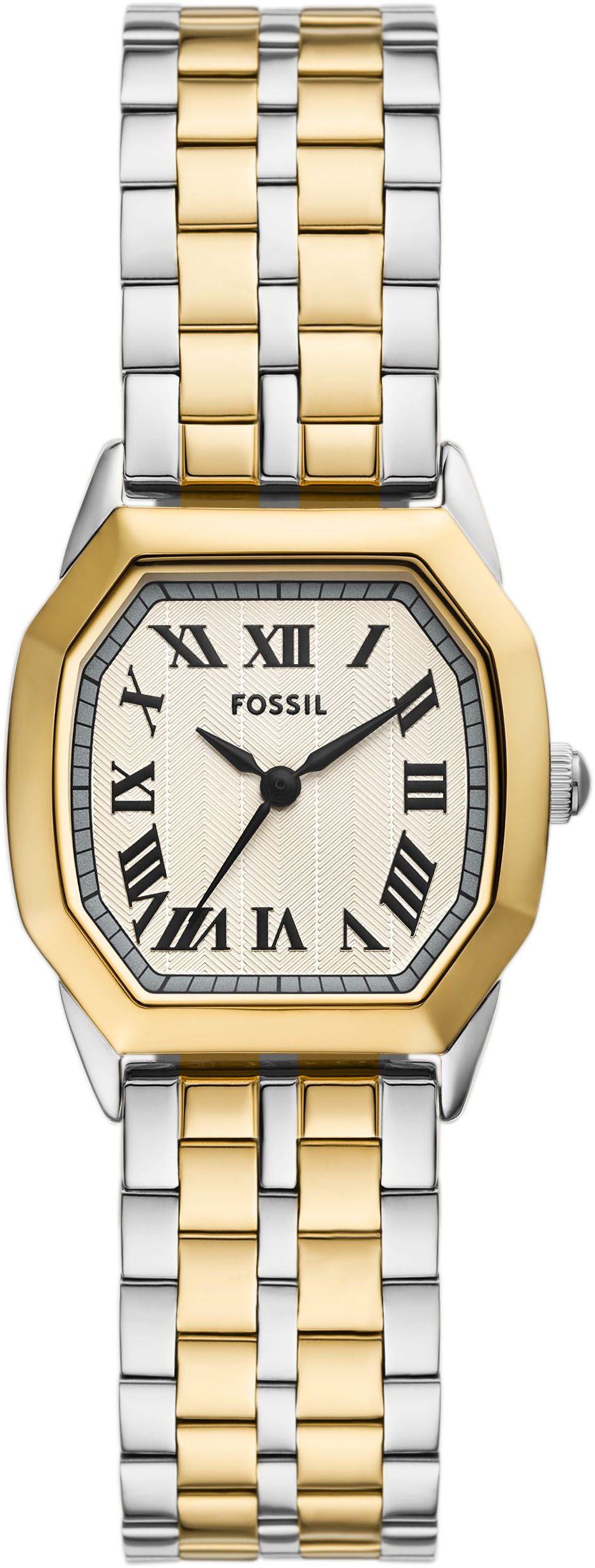 Fossil Quarzuhr HARLOW ES5362, Armbanduhr, Damenuhr, Edelstahlarmband, anal günstig online kaufen