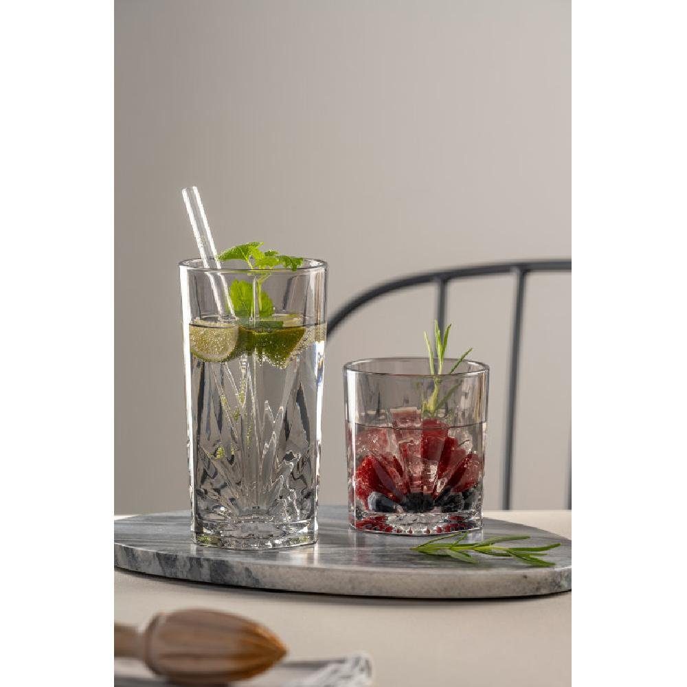 LEONARDO Cocktailglas Leonardo Trinkglas Capri Grau (220ml)