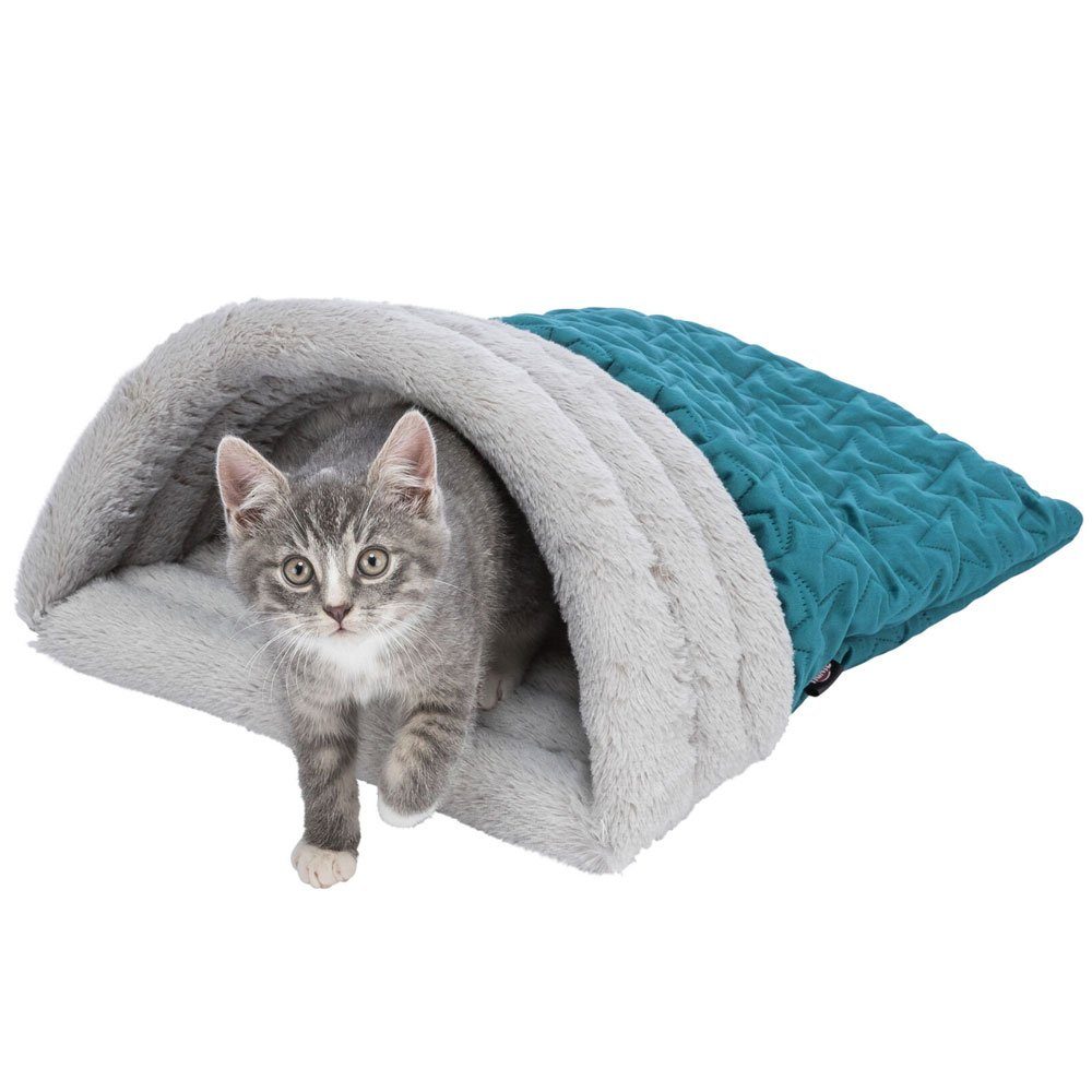 Tiertunnel Trixie Kuschelsack Estelle - grün/grau