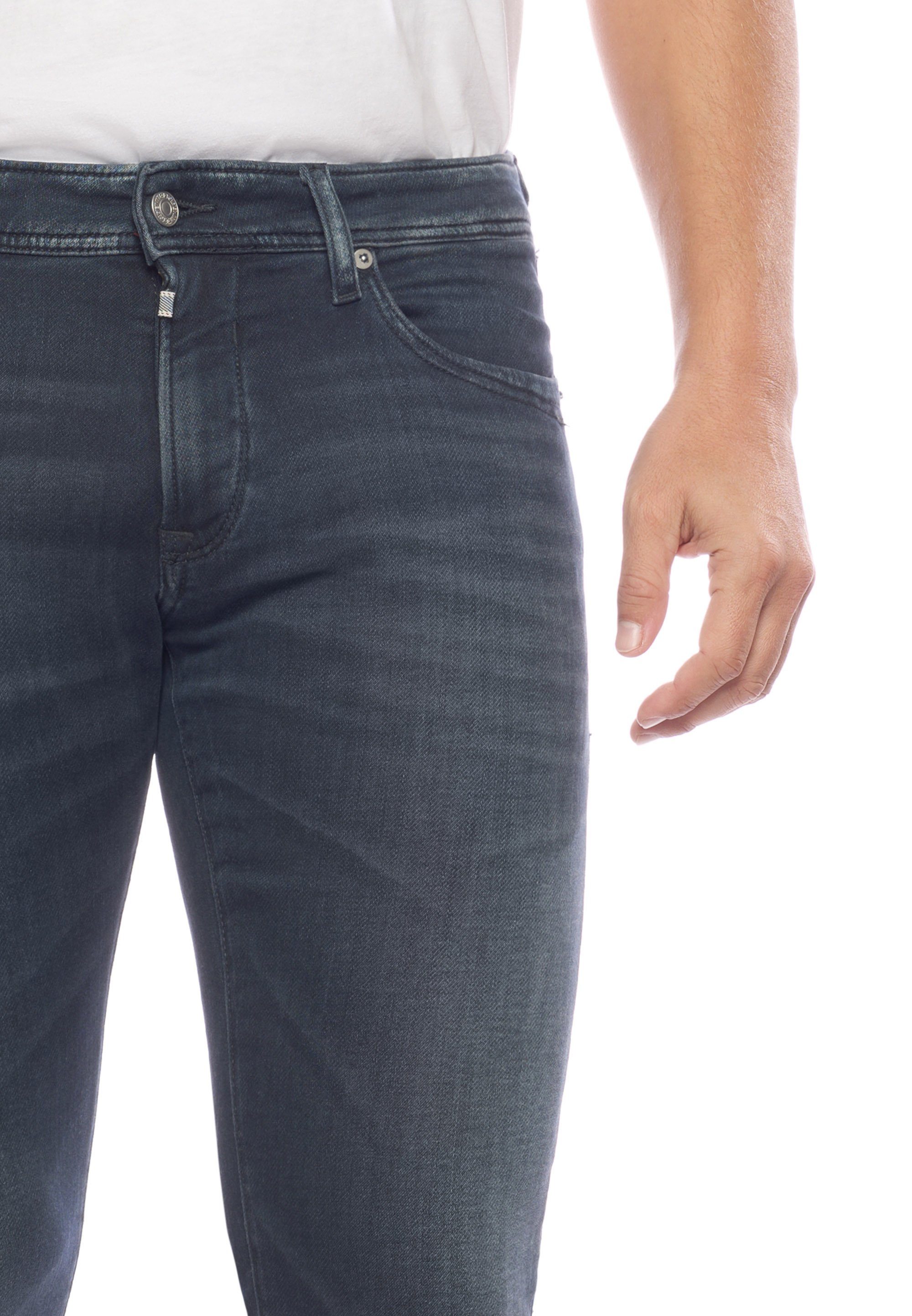 Le Temps Des Cerises Slim-fit-Jeans mit dezenter Waschung