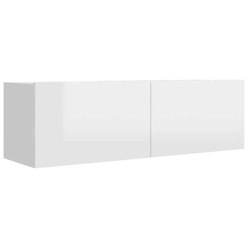 vidaXL TV-Bank vidaXL TV-Wandschrank Braun Eiche 100x30x30 cm Holzwerkstoff