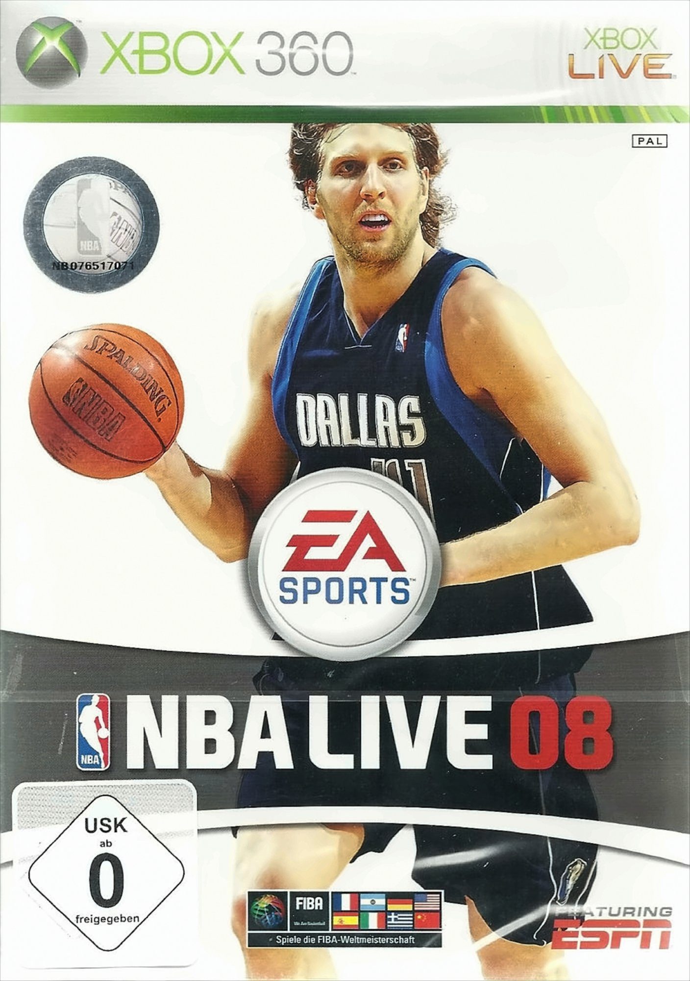 NBA Live 2008 Xbox 360
