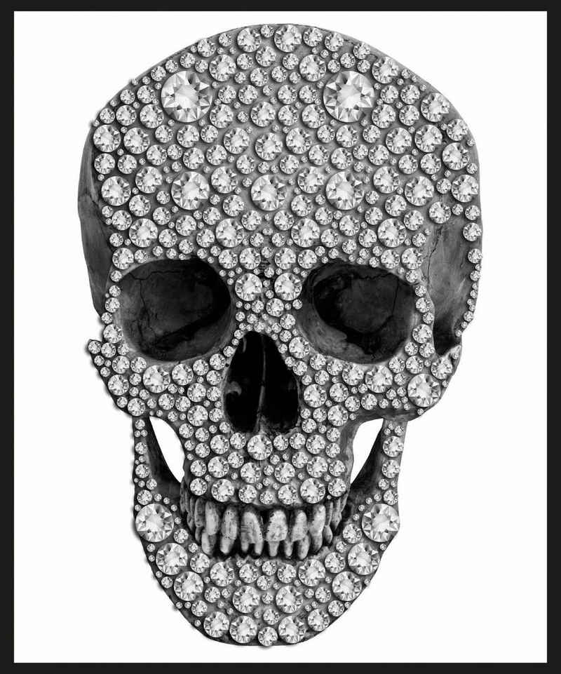 Home affaire Bild »Skull«, 50/60 cm, gerahmt