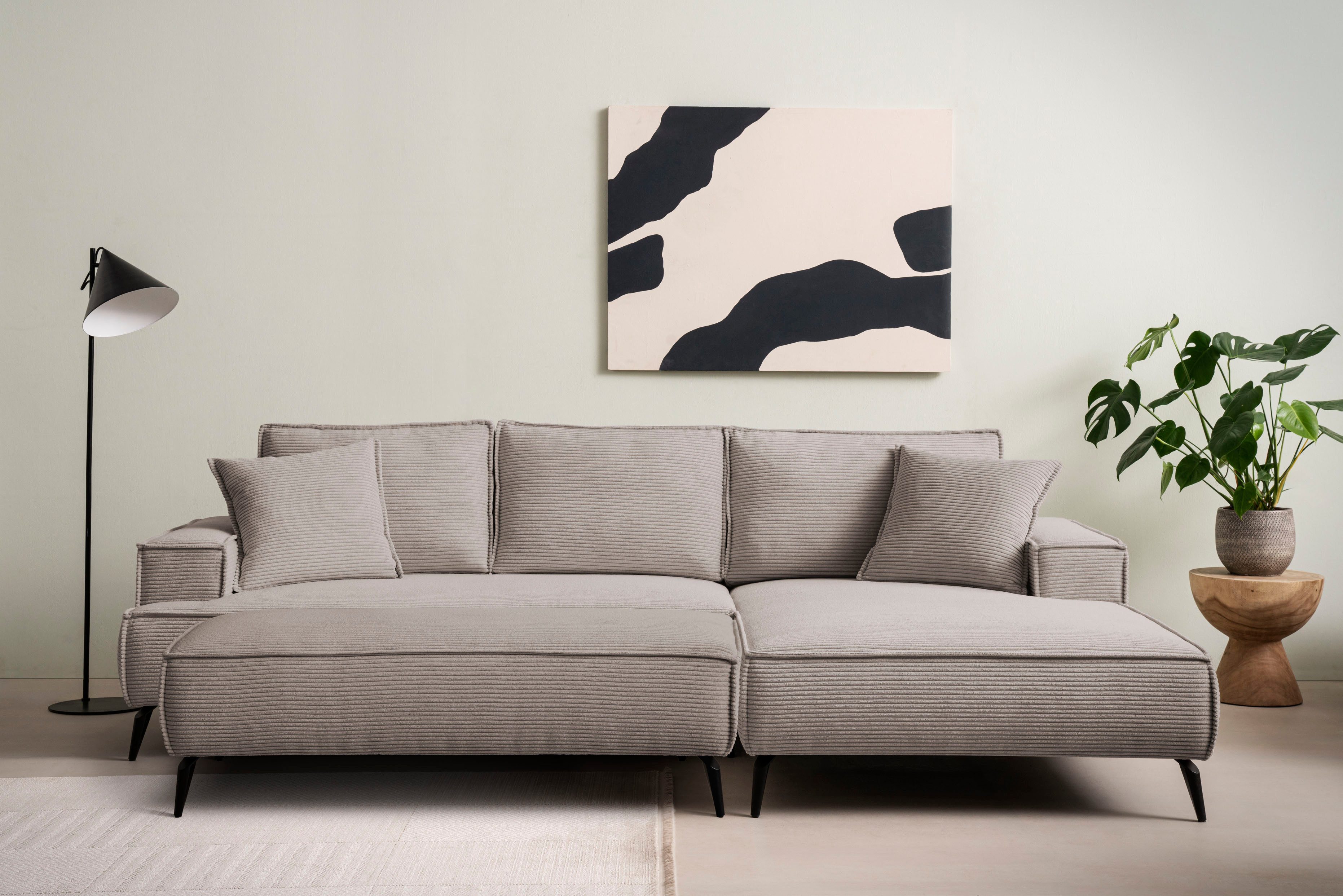 OTTO home Sitzgruppe TVINNU, (Set), Set, stellbar zum Schlafsofa (Krokodilverbinder)