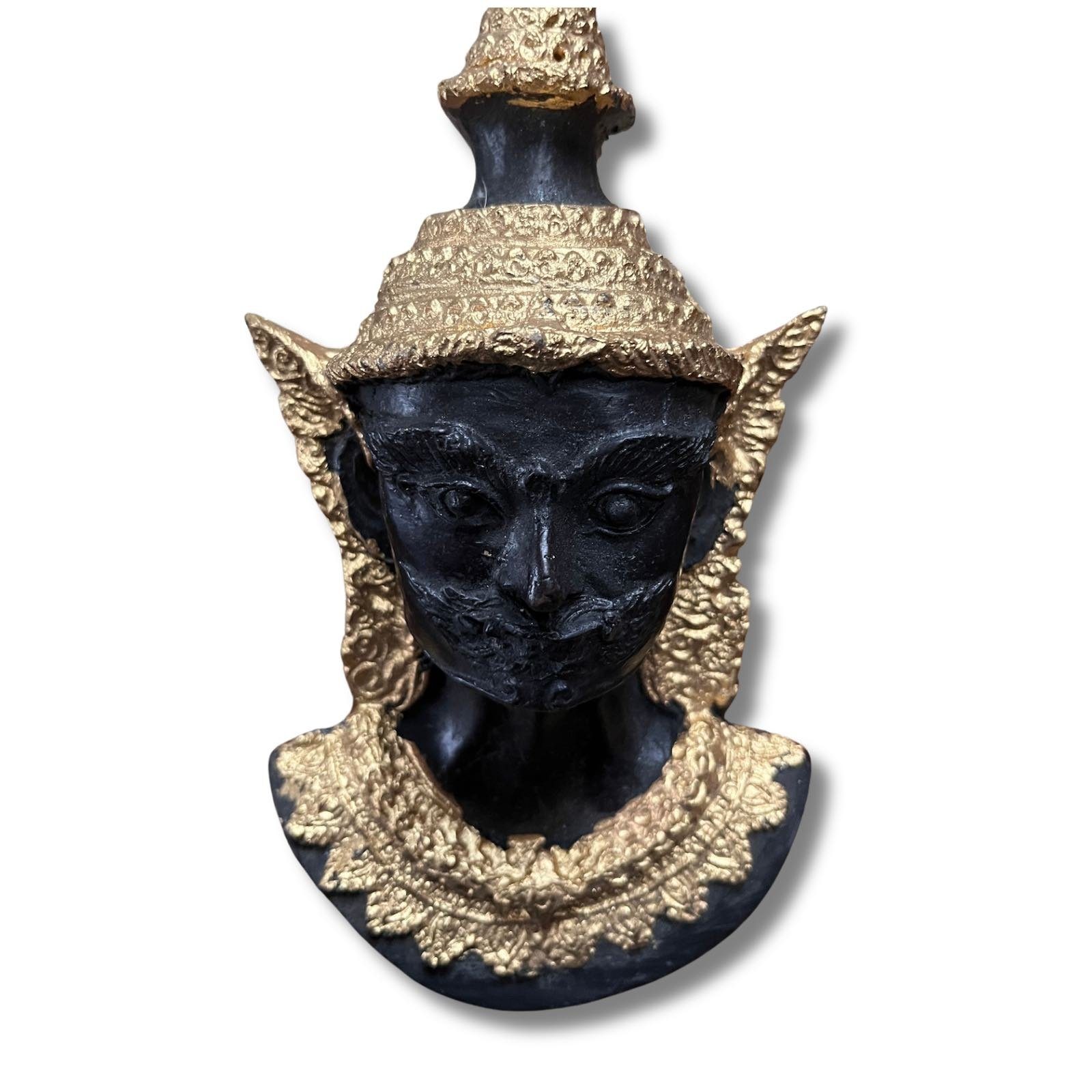 Yak Maske Asien LifeStyle Tempelwächter Buddhafigur Bronze Thailändischer Kopf