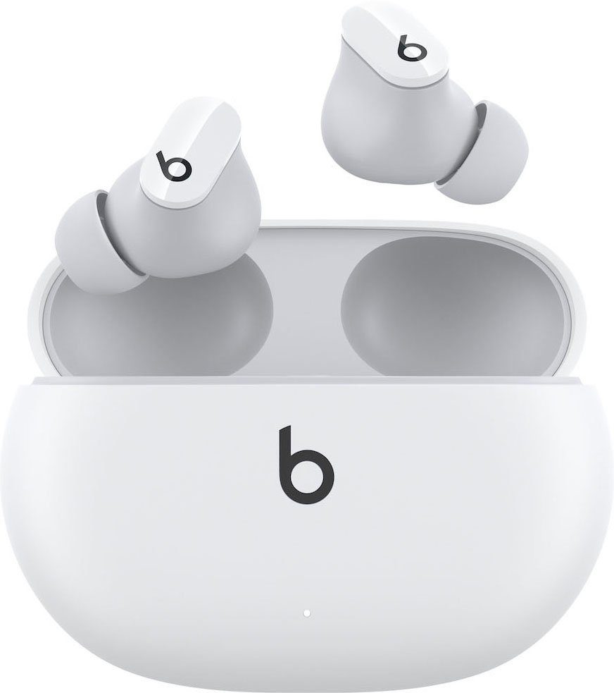 Beats by Dr. für Studio Buds Dre integrierte mit Transparenzmodus, Siri, Geräuschunterdrückung) und In-Ear-Kopfhörer Noise Musik, Cancelling mit Siri, Bluetooth, Steuerung Beats kompatibel (ANC), Anrufe (Active weiß - Kabellose