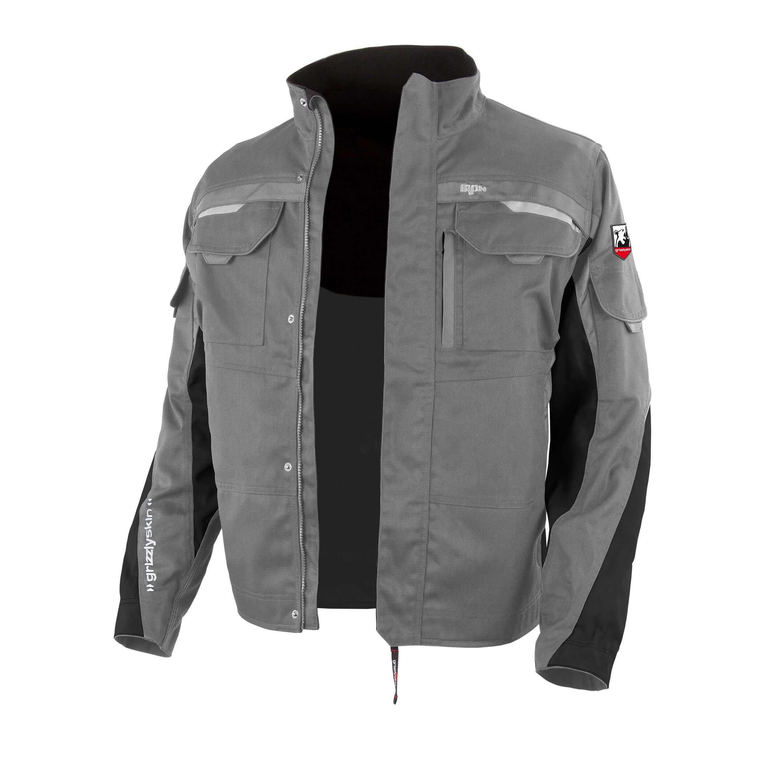 Arbeitsjacke ungefütterte Handwerker-Bundjacke IRON aus Lyocell, Cordura & Stretch
