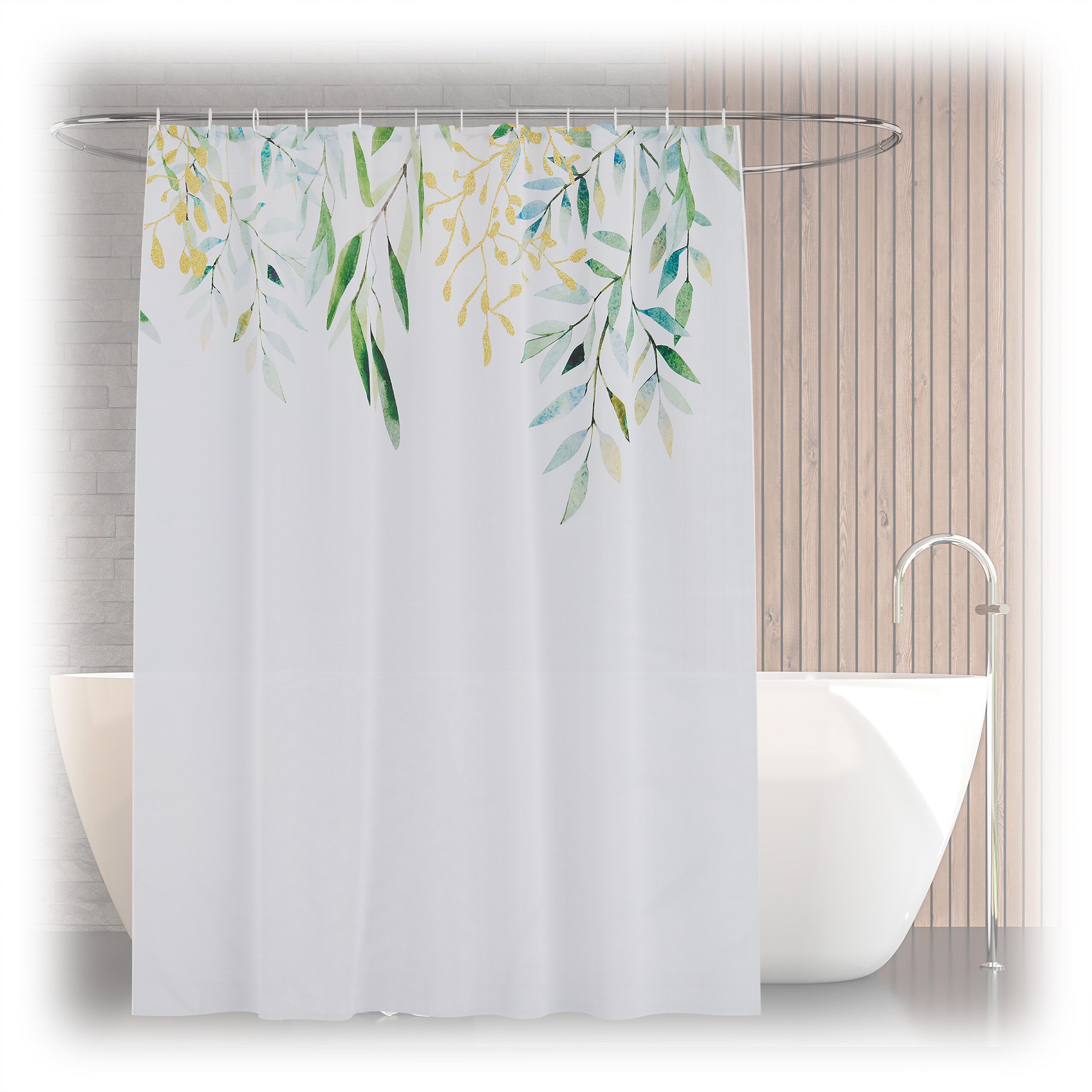 relaxdays Duschvorhang 180x200 cm mit Motiv günstig online kaufen