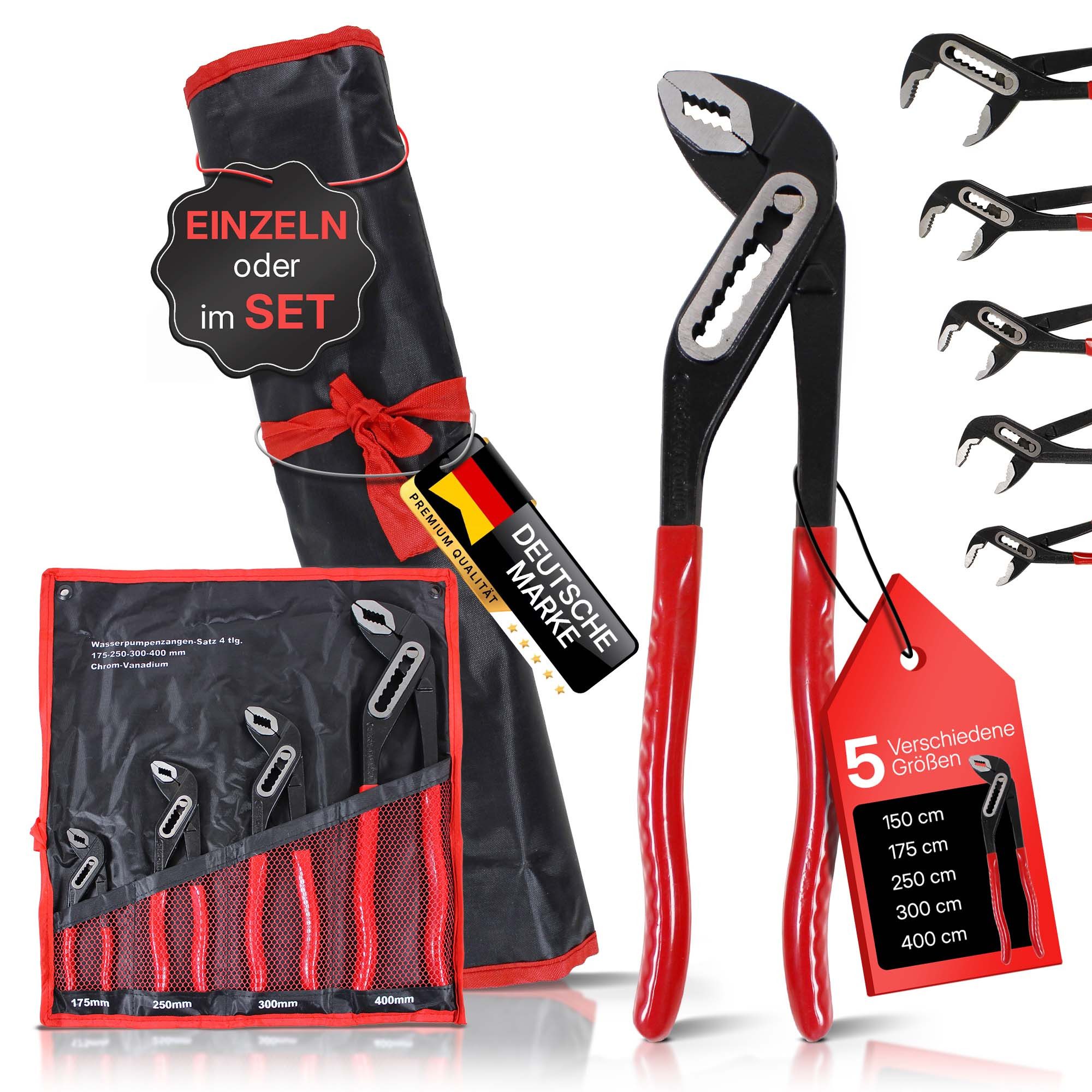 BOOMET Wasserpumpenzange Wasserpumpenzange, 1-tlg., Rohrzange Klempnerzange Greifzange Щипцыschlüssel