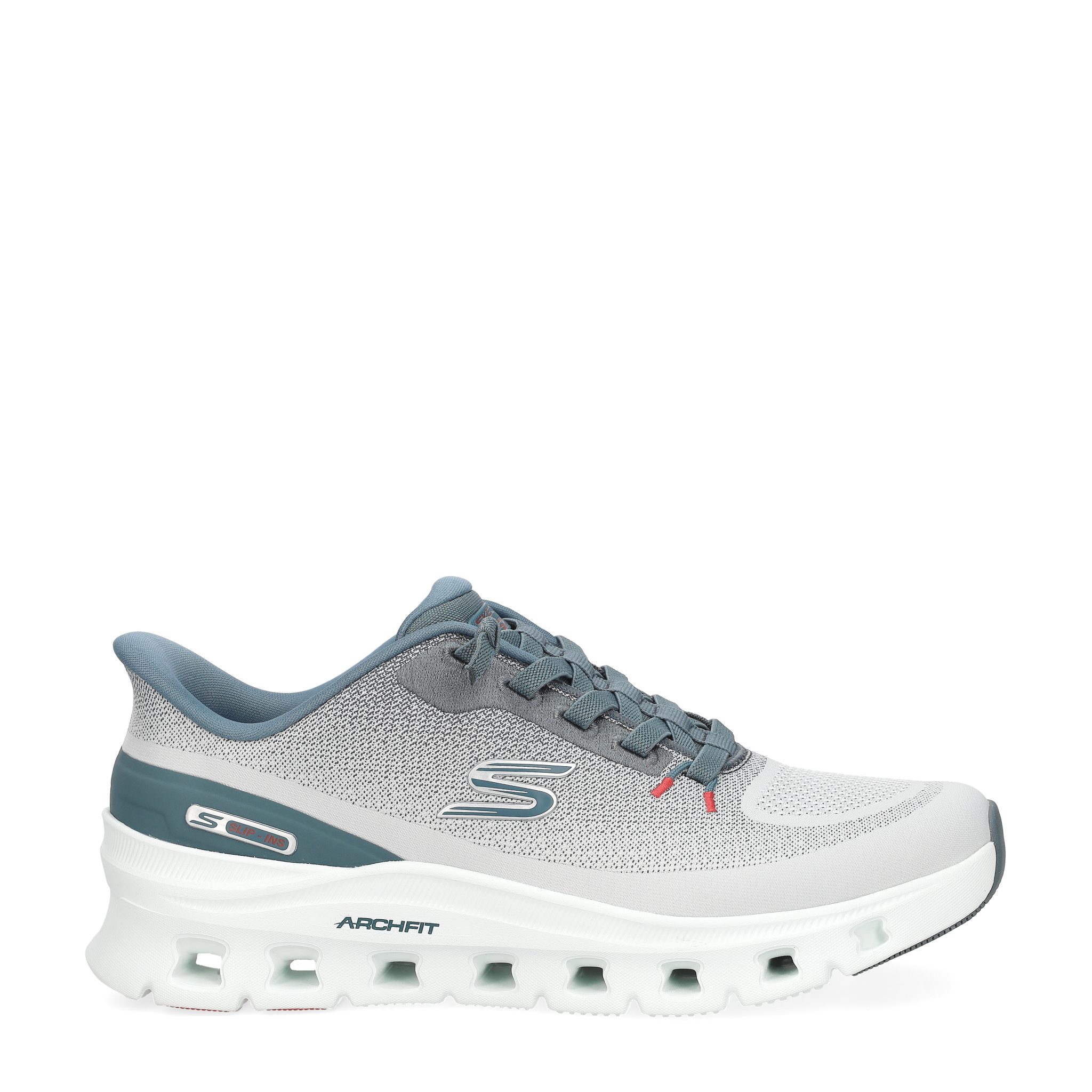 Skechers 233110 LGBL ARCH FIT GLIDE, Sneaker, Grau, kombiniert, Herren Sneaker