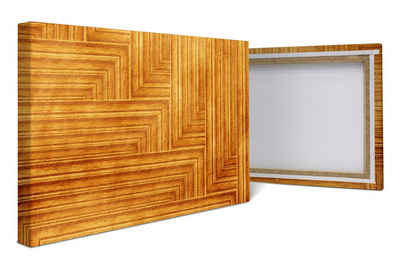 wandmotiv24 Leinwandbild Holztexture, Steine & Holz (1 St), Wandbild, Wanddeko, Leinwandbilder in versch. Größen