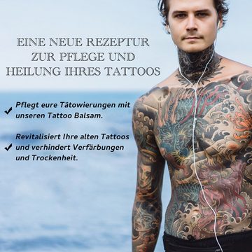 P-Beauty Cosmetic Accessories Körperbalsam Tattoo-Pflege Tattoo Creme Butter Balsam Aftercare Tätowierung 75g, 1-tlg.