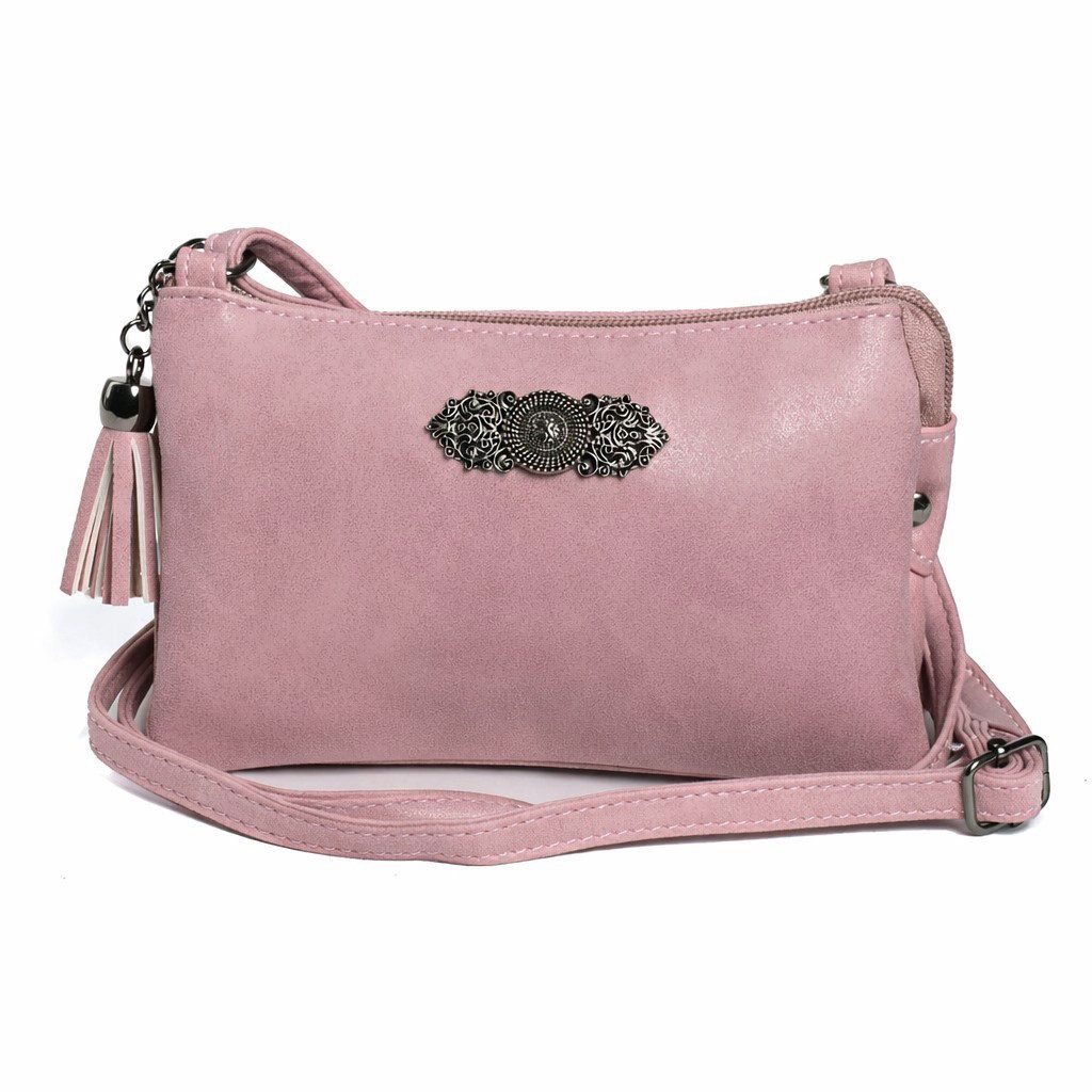 Der Trachtler Trachtentasche Damen Dirndltasche mit Zierteil, - stilvolles Trachten-Accessoire