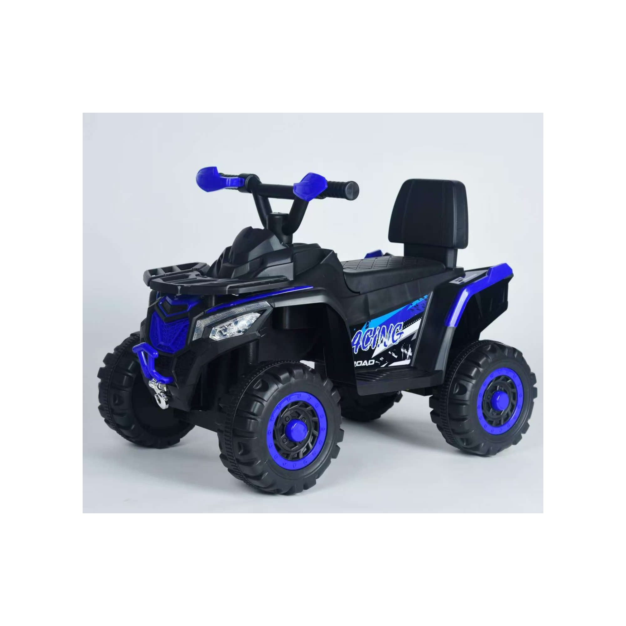 BoGi Elektro-Kinderauto Elektro-Kinder-Quad 6V – 38W Motor, LED, Musikpanel & USB, Fahrspaß für Kinder mit Stil – BJEJ909