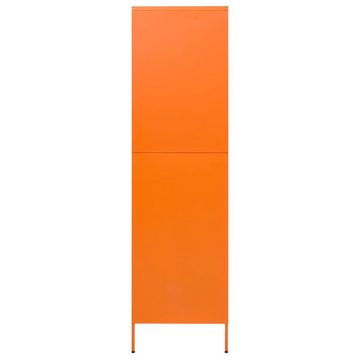 furnicato Kleiderschrank Orange 90x50x180 cm Stahl (1-St)